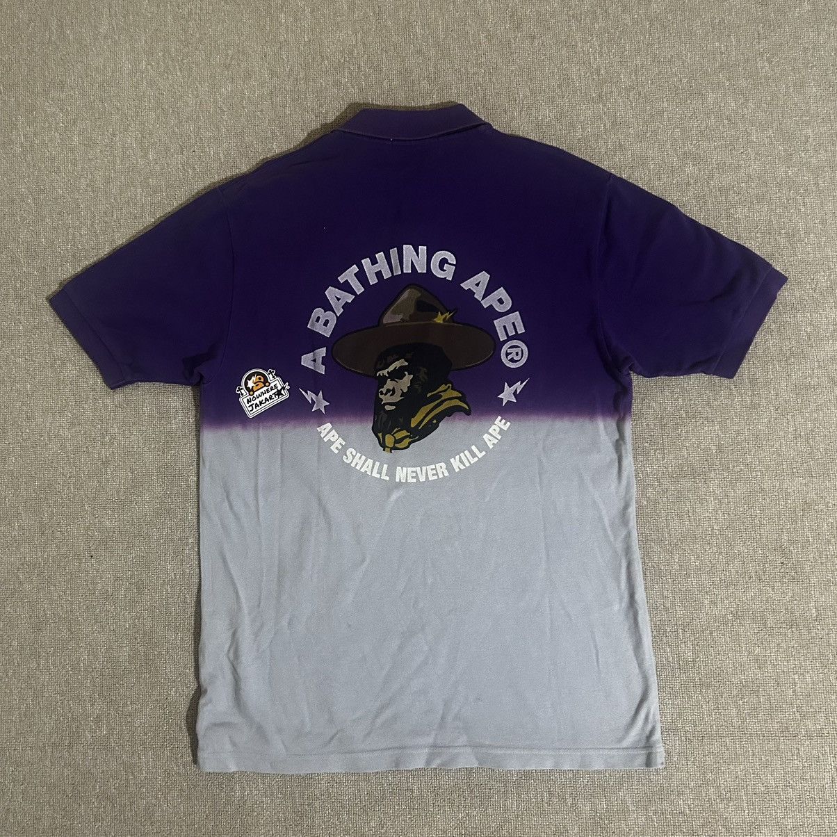 Bape Ape General Gradation Polo Size US L / EU 52-54 / 3 - 1 Thumbnail
