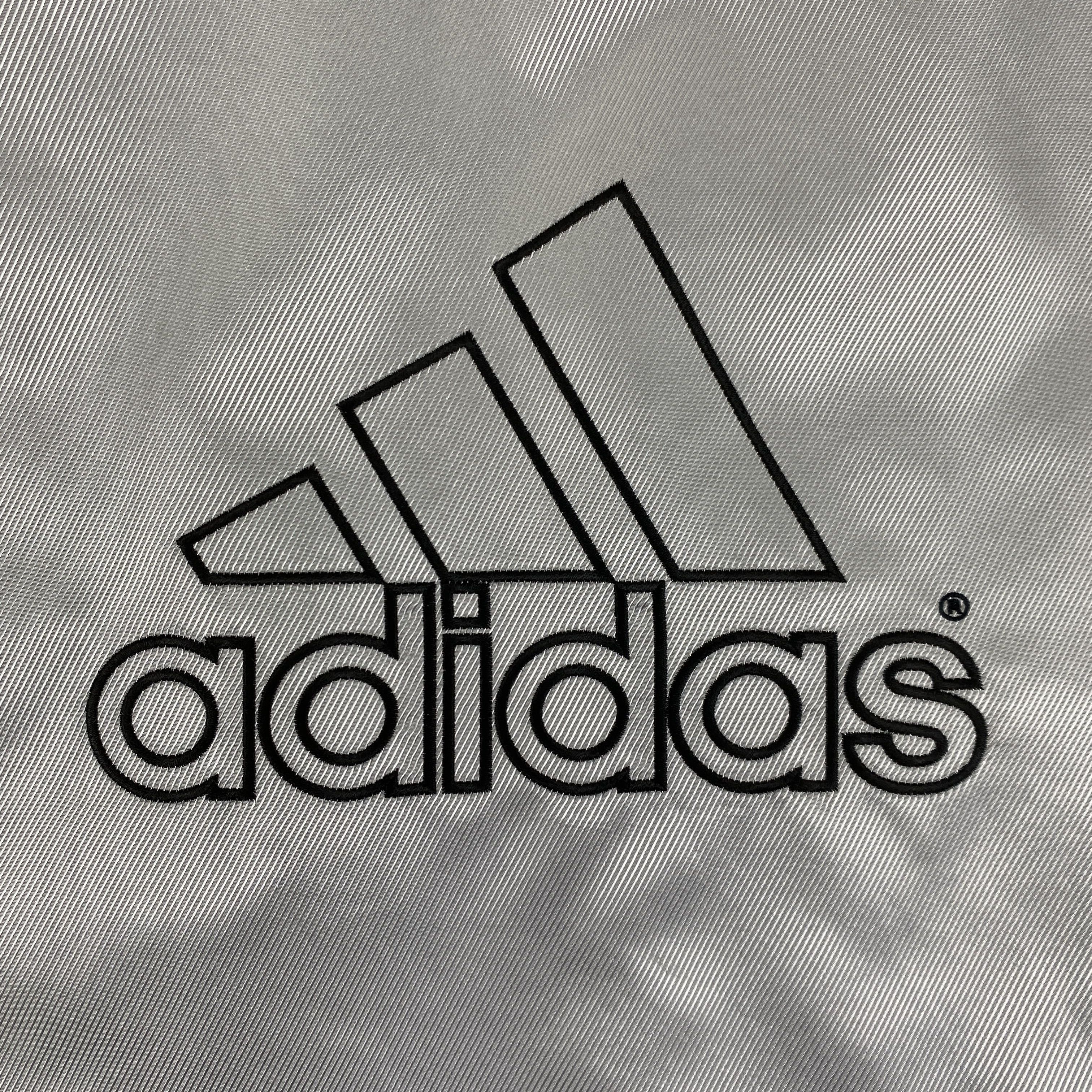 Adidas Vintage Adidas Big Logo Puffer Long Jacket- J358 Size US S / EU 44-46 / 1 - 11 Thumbnail