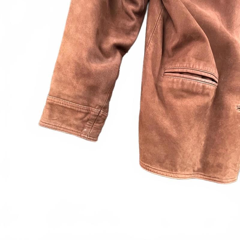 Designer 100% leather Suede Jacket 12 Size M / US 6-8 / IT 42-44 - 8 Thumbnail