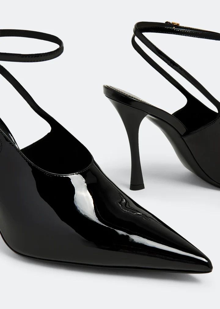 Givenchy o1n1vont0326 Show Slingback Pumps in Black Size US 6.5 / IT 36.5 - 2 Thumbnail