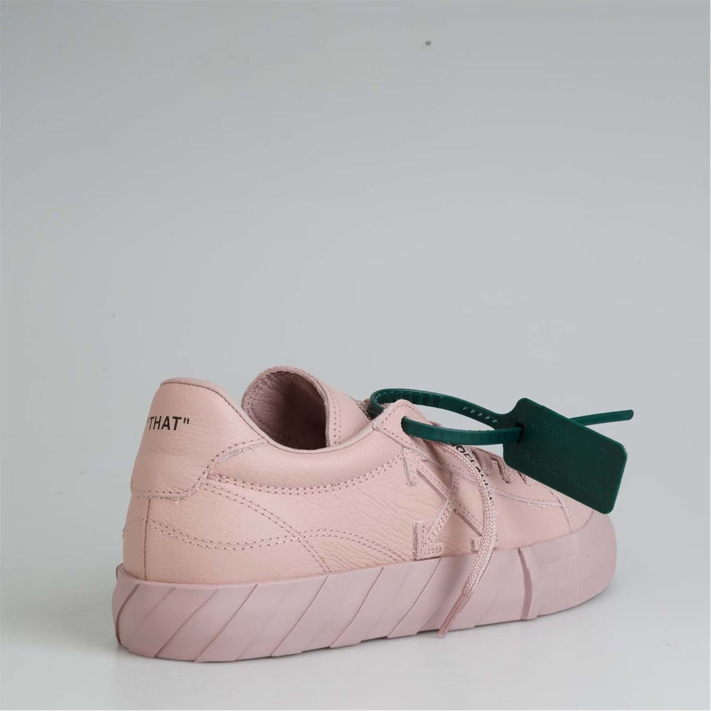 Off-White o1g2r1mq0125 Calf Leather Trainers in Pink Size US 6.5 / IT 36.5 - 3 Thumbnail