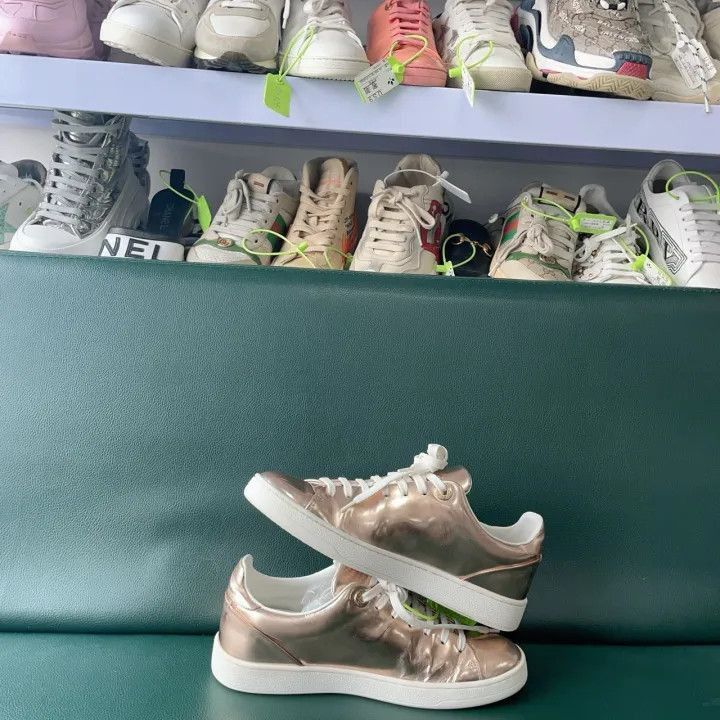 Louis Vuitton Louis Vuitton Pink Fashion Sneakers for Women -2508 Size US 6 / IT 36 - 5 Thumbnail
