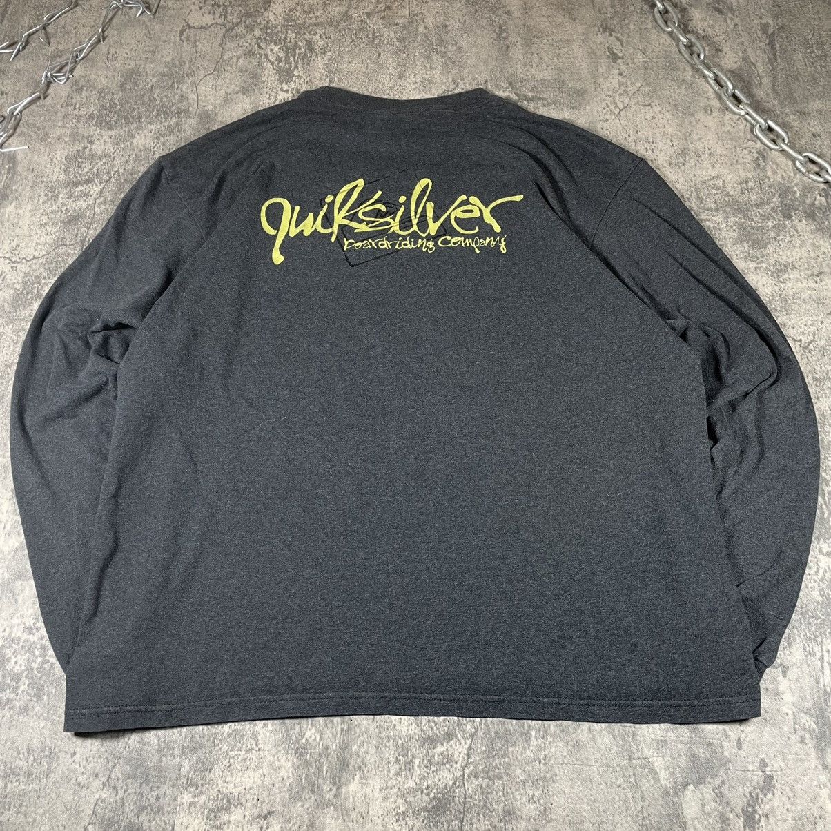 Quiksilver Quicksilver Y2K Long Sleeve Tshirt Size US XL / EU 56 / 4 - 1 Thumbnail