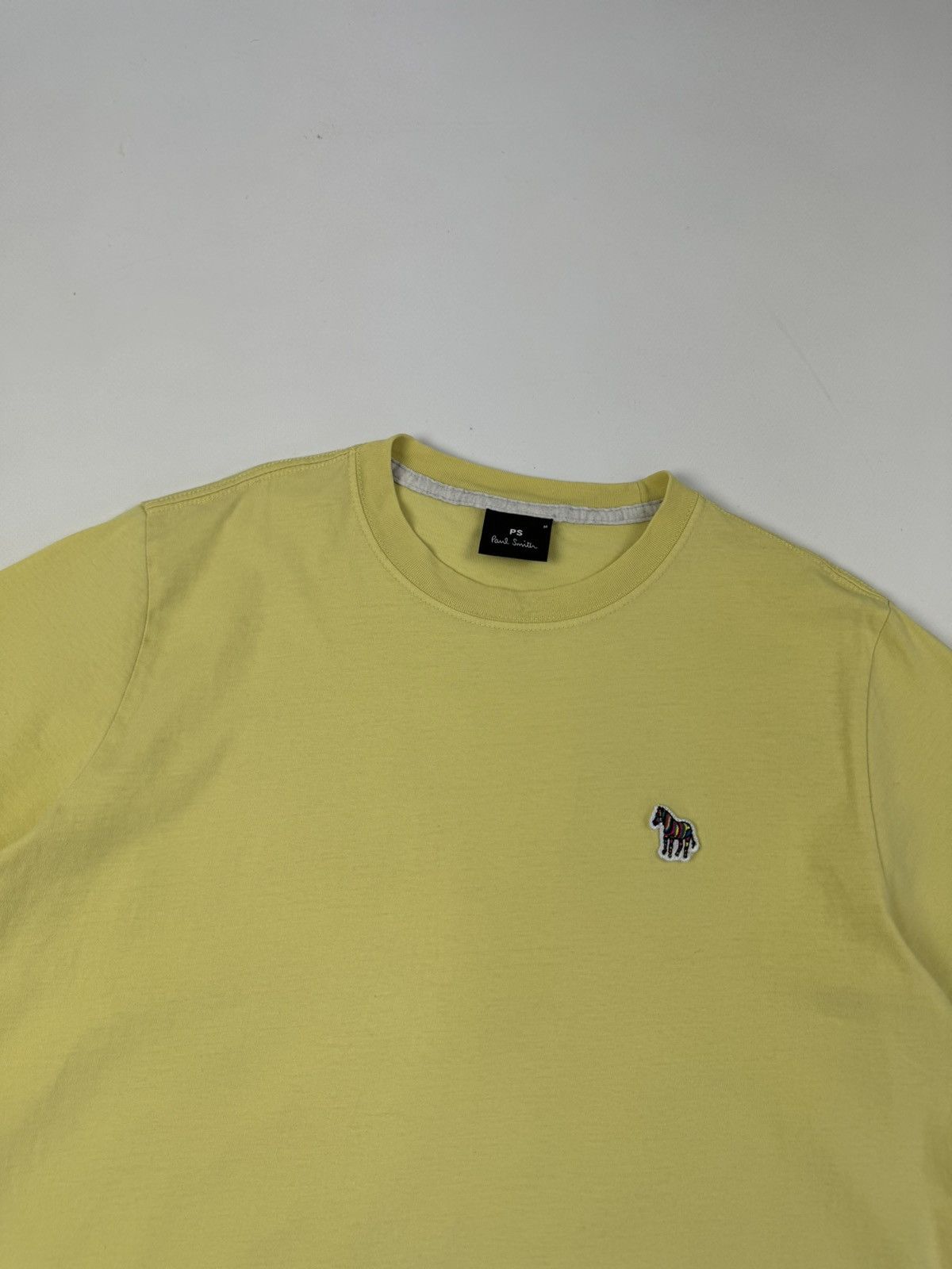Paul Smith PAUL SMITH Zebra Logo Yellow Organic Cotton T-Shirt Size US M / EU 48-50 / 2 - 3 Thumbnail