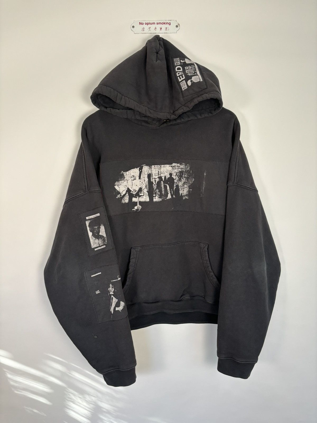 Enfants Riches Deprimes 🚭MAXFIELD EXCLUSIVE🚭ERD 1 OF 20 ASSEMBLAGE PATCH HOODIE Size US XL / EU 56 / 4 - 3 Thumbnail