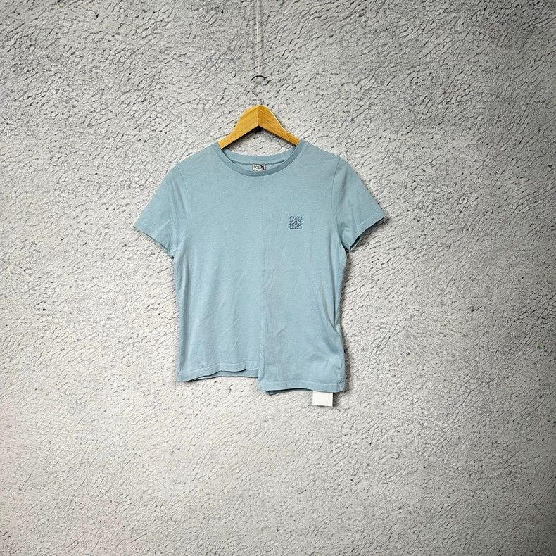 Loewe LOEWE Irregular hem logo short sleeve T-shirt Size M / US 6-8 / IT 42-44 - 1 Thumbnail