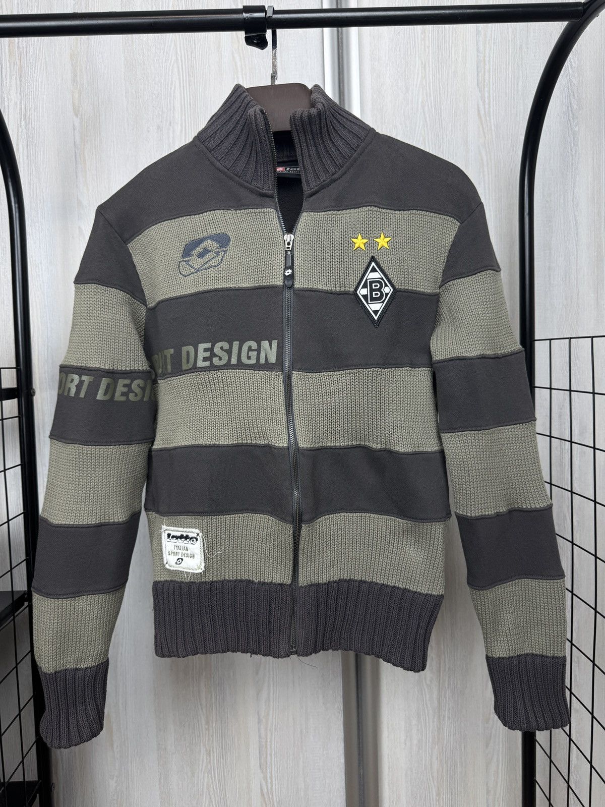 Lotto Sport × Vintage Vintage 00s y2k Lotto BORUSSIA MÖNCHENGLADBACH zip sweater Size US S / EU 44-46 / 1 - 2 Thumbnail