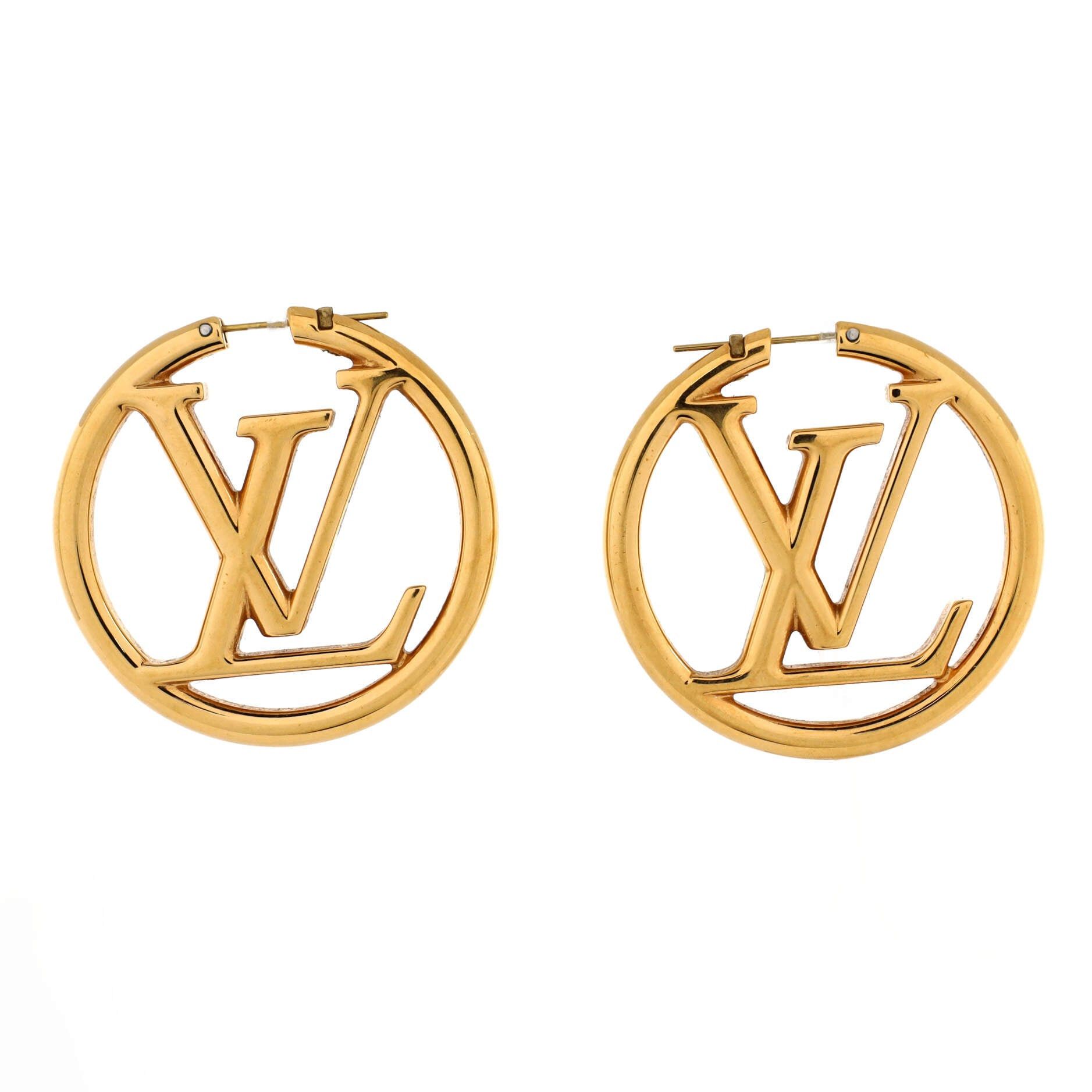Louis Vuitton Louise Hoop Earrings Size ONE SIZE - 1 Thumbnail