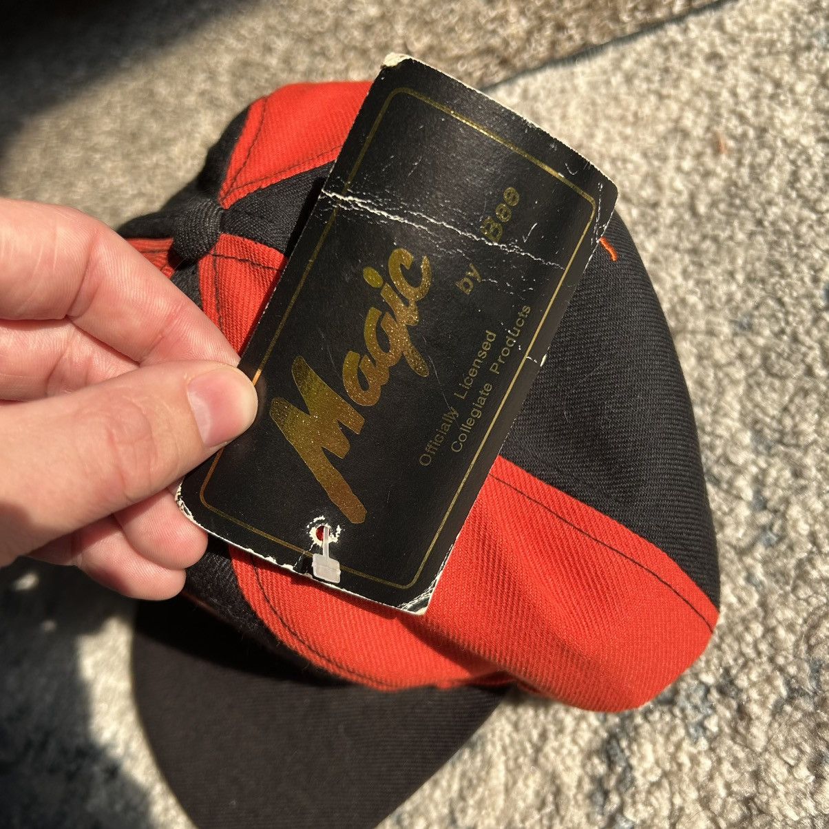Vintage 90's MAGiC by BEE iLLiNOiS FiGHTiNG iLLiNi PiNWHEEL SNAPBACK Size ONE SIZE - 8 Thumbnail