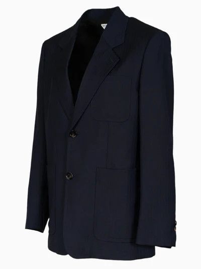 Bottega Veneta o1y0725 Blazer in Midnight Blue Size M / US 6-8 / IT 42-44 - 2 Thumbnail