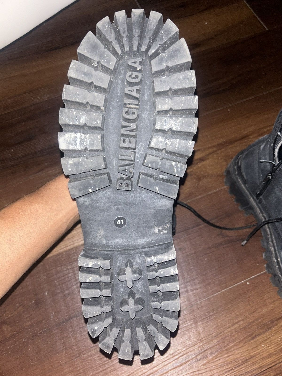 Balenciaga Balenciaga Strike Boots (Distressed Canvas) Size US 9 / EU 42 - 5 Thumbnail