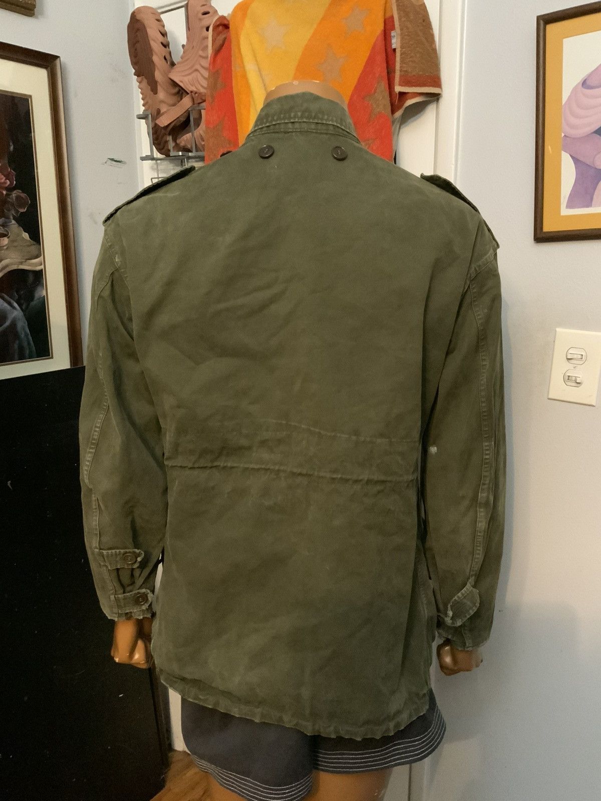 Vintage Vintage 50s 60s Dutch Military Army Field M60 Coat Jacket Size US M / EU 48-50 / 2 - 14 Thumbnail