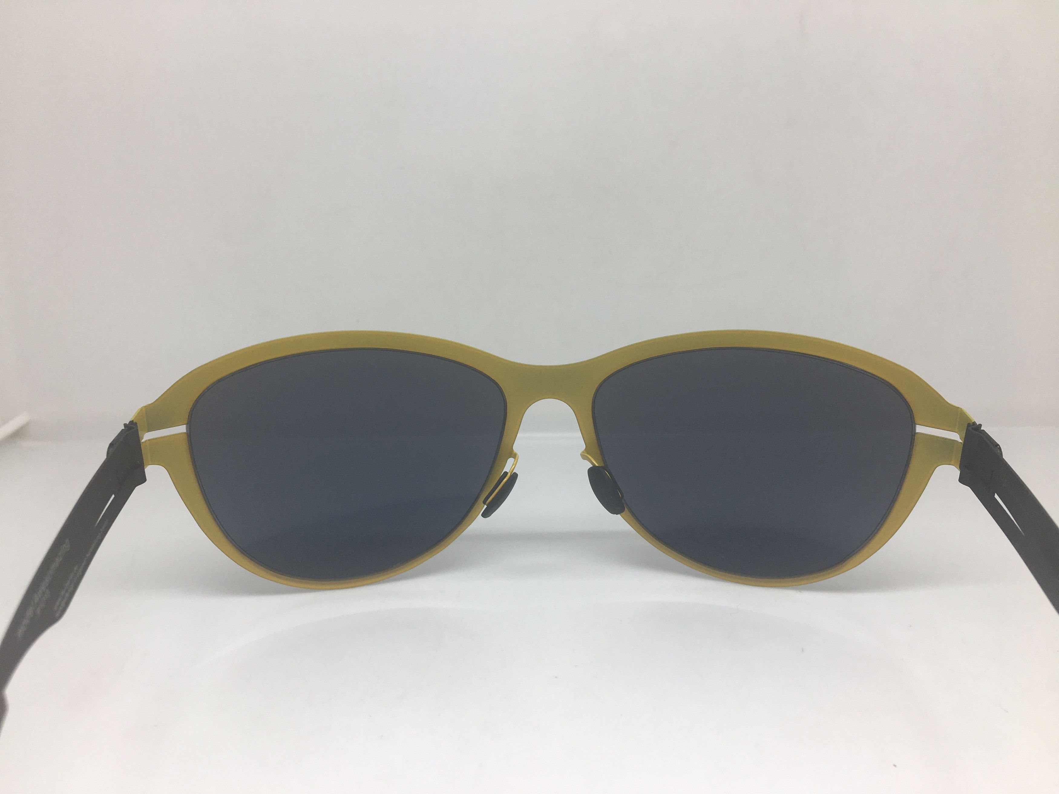 Other Matte Black Yellow Alloy Sunglasses Frame Size ONE SIZE - 4 Thumbnail