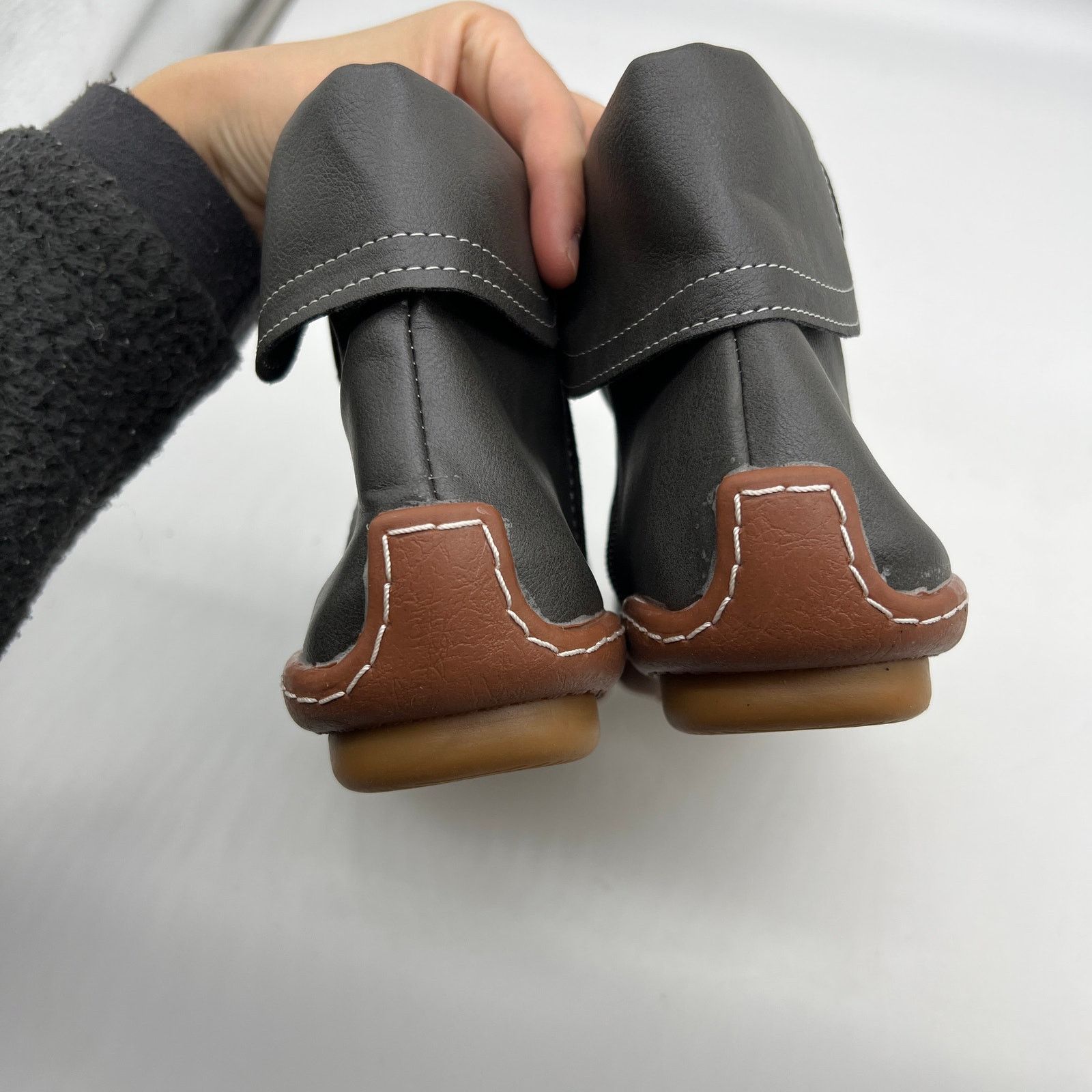 Other Fashion Womens Ankle Boot Comfortable Slip On Flat Bo Size US 10 / IT 40 - 8 Thumbnail