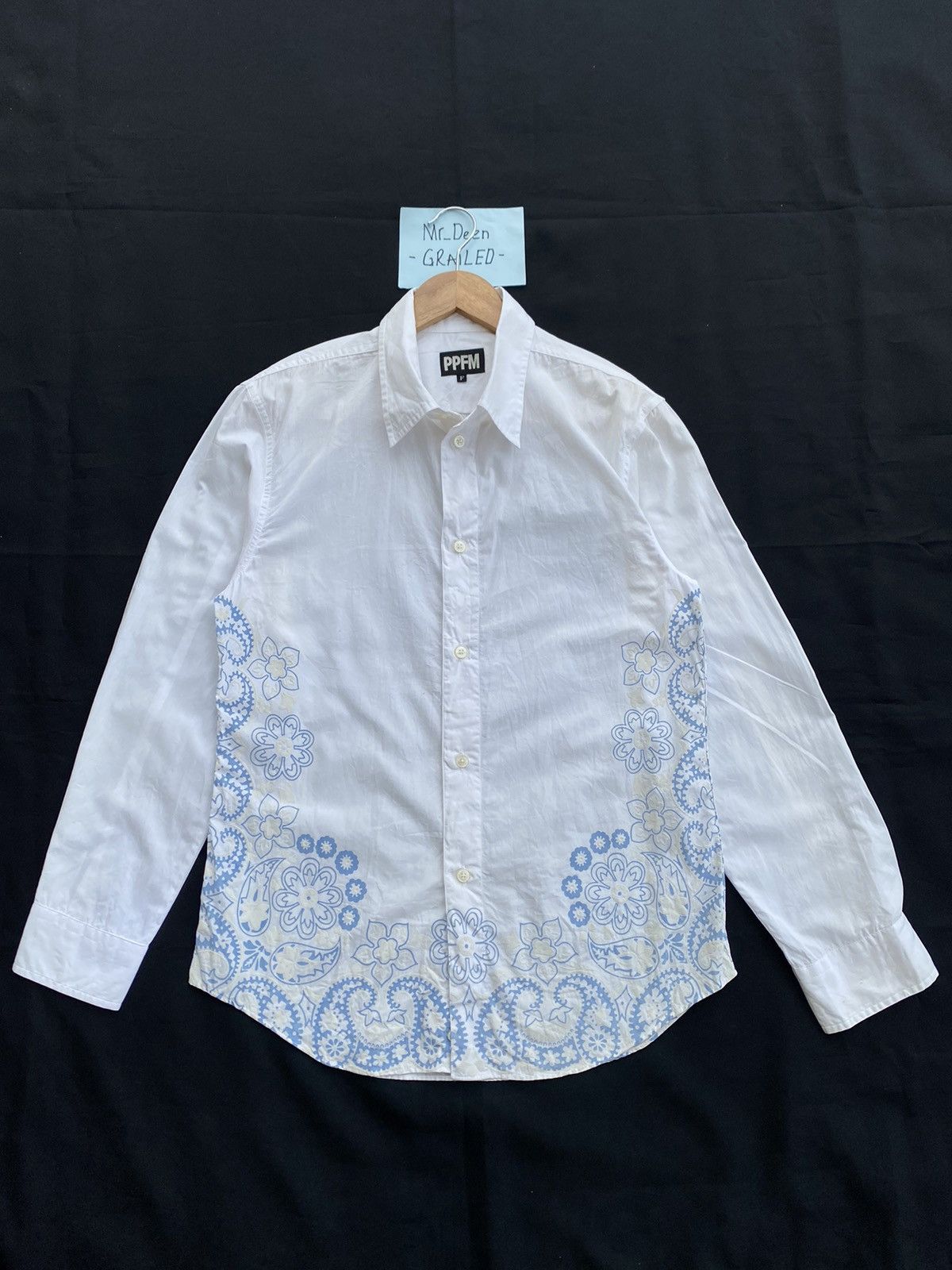 PPFM Rare PPFM White Button Shirt Size US S / EU 44-46 / 1 - 1 Thumbnail