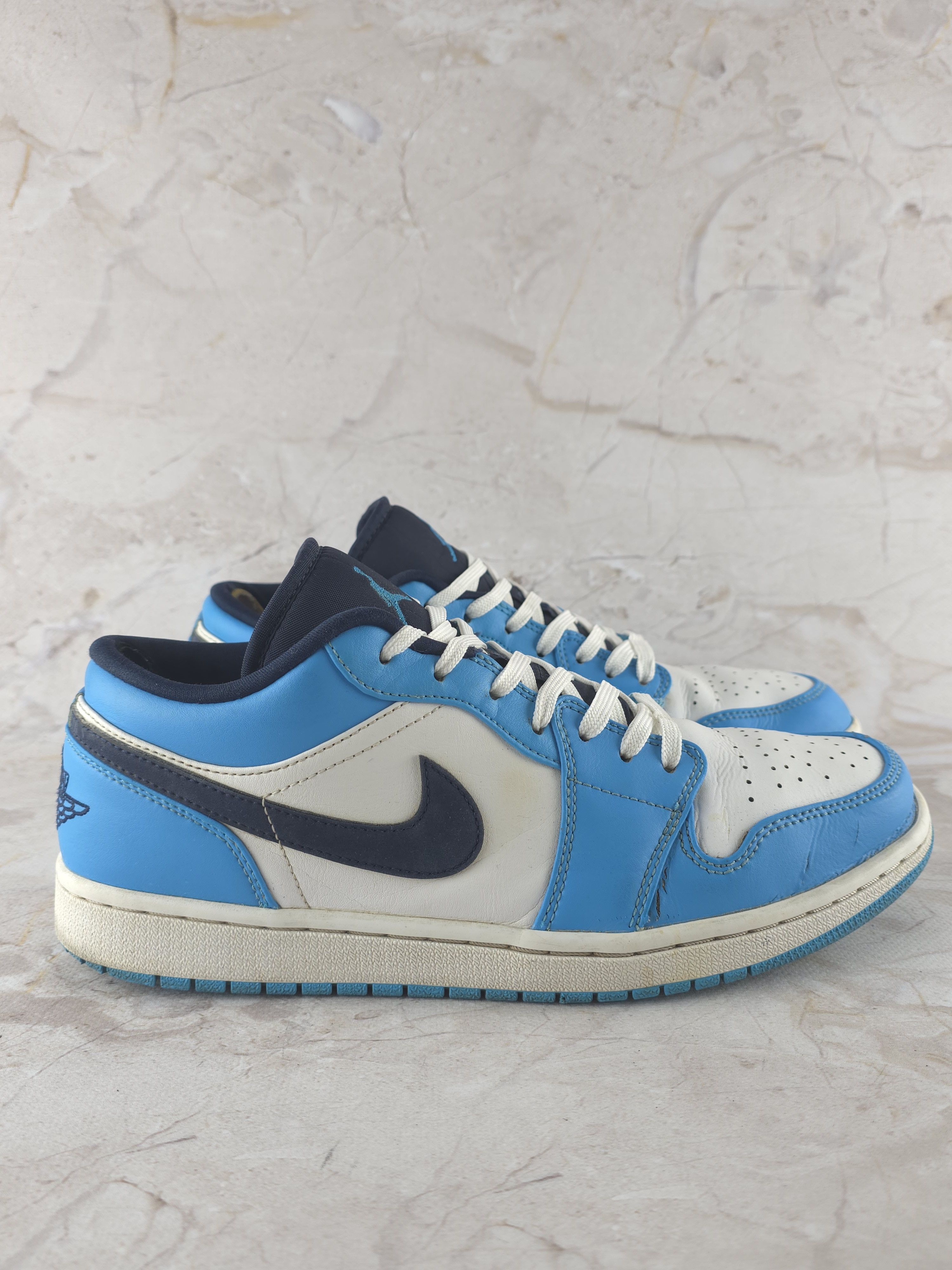 Jordan Brand Jordan 1 low UNC basketball shoes Size US 10 / EU 43 - 4 Thumbnail