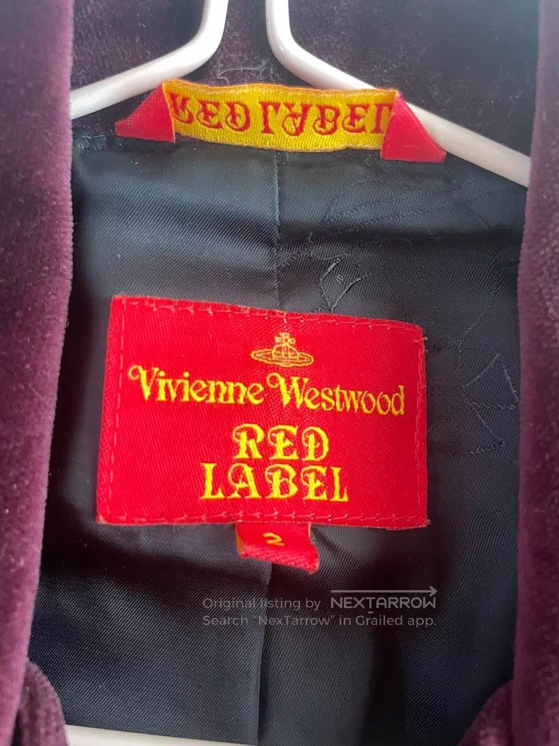 Vivienne Westwood Vivienne Westwood Burgundy silver button velvet blazer, vi Size M / US 6-8 / IT 42-44 - 2 Thumbnail