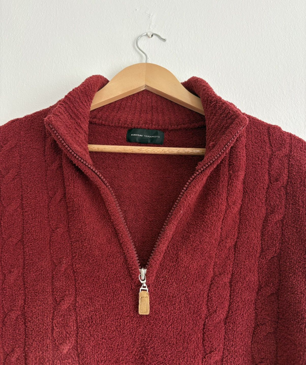 Kansai Yamamoto 2000s kansai yamamoto Half zipper. Sweater Size US L / EU 52-54 / 3 - 6 Thumbnail