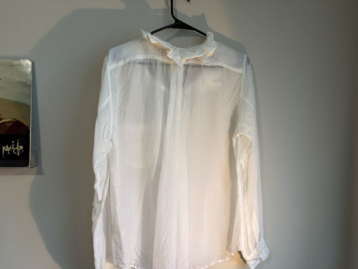 Comme des Garcons Black Comme Des Garçons Ruffle Collar Shirt Size US M / EU 48-50 / 2 - 3 Thumbnail
