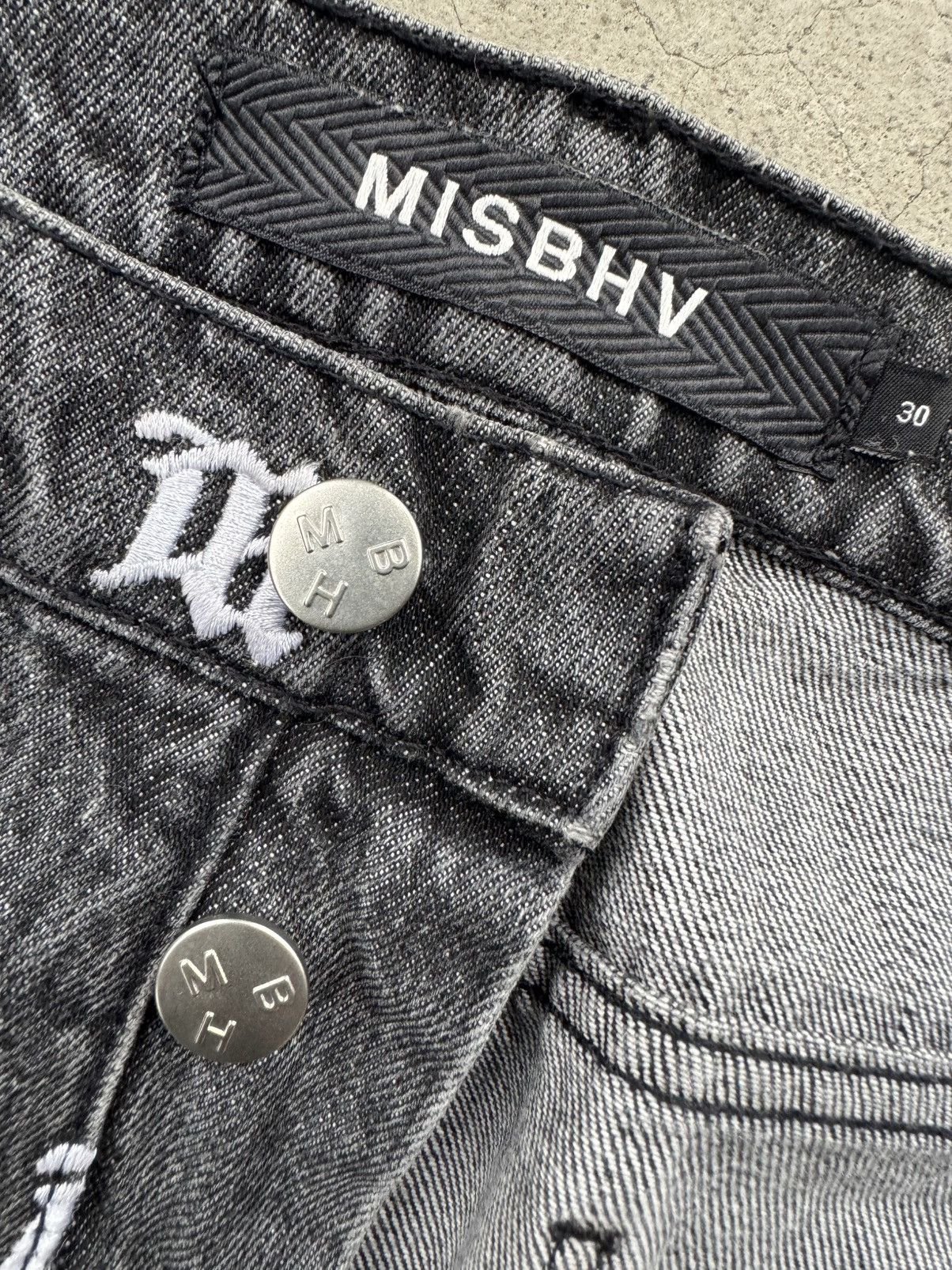 Misbhv MISBHV embroidery logo jeans Size US 30 / EU 46 - 11 Thumbnail