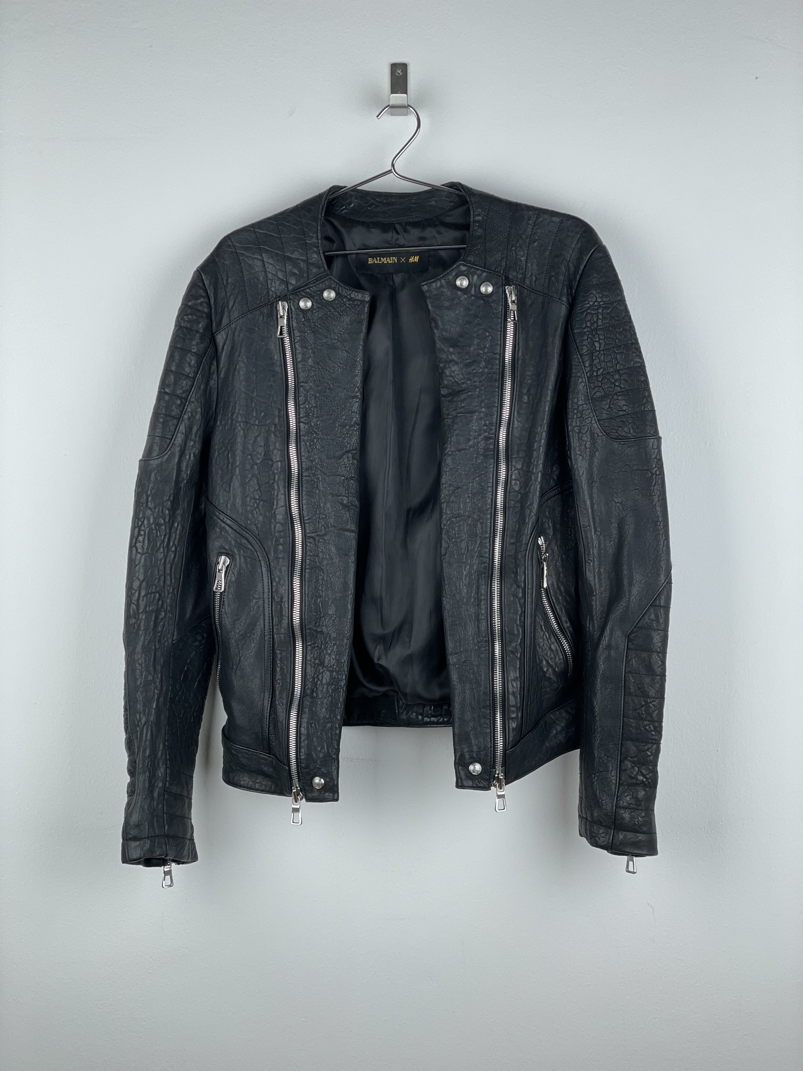 ジャケット・アウター 90s pierre balmain A-2 lether jacket Leather jacket Pierre Balmain Black size 44 IT in Leather