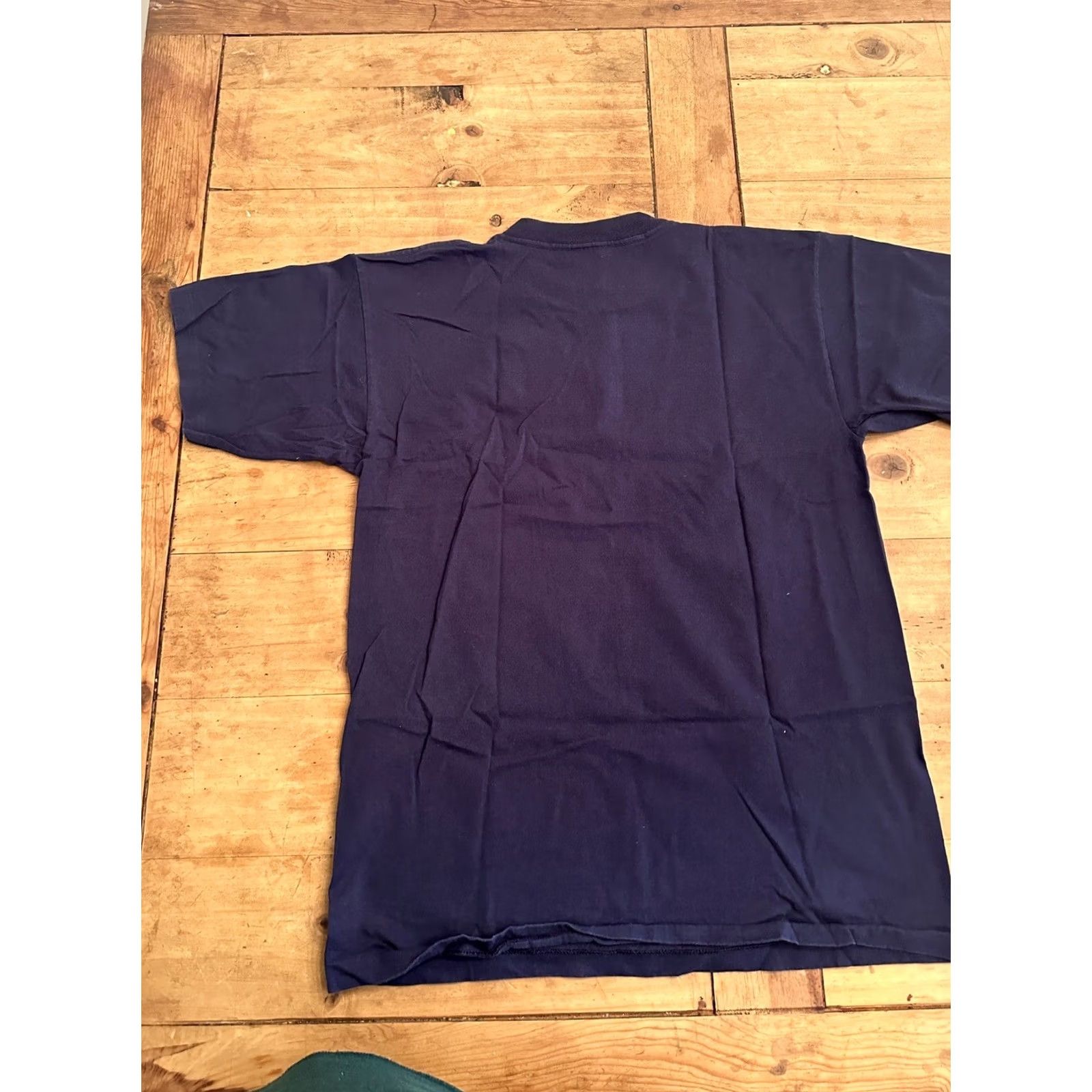 NASA VINTAGE NASA Kennedy Space Station Shuttle Commander Single Stitch T Shirt L Blue Mens Short Sleeve USA 90s Shirt Size US L / EU 52-54 / 3 - 8 Thumbnail