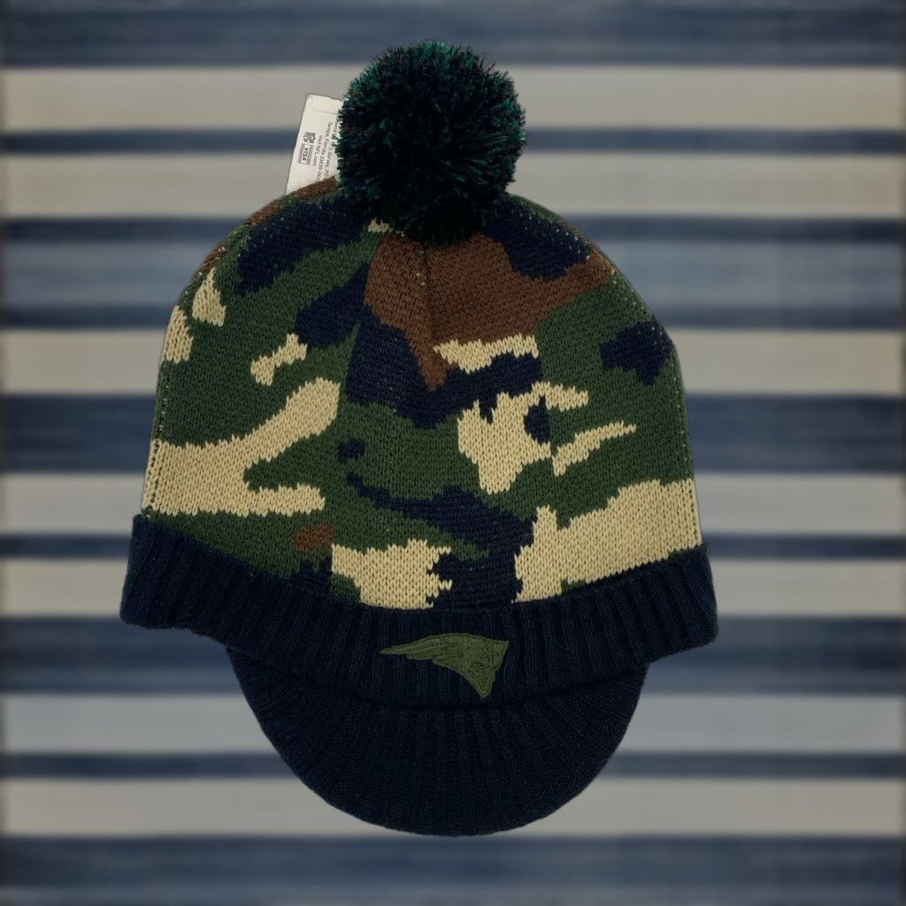 Reebok Reebok New England Patriots Camouflage Beanie Hat One Size OSFA Unisex Sports Outdoor Size ONE SIZE - 1 Thumbnail
