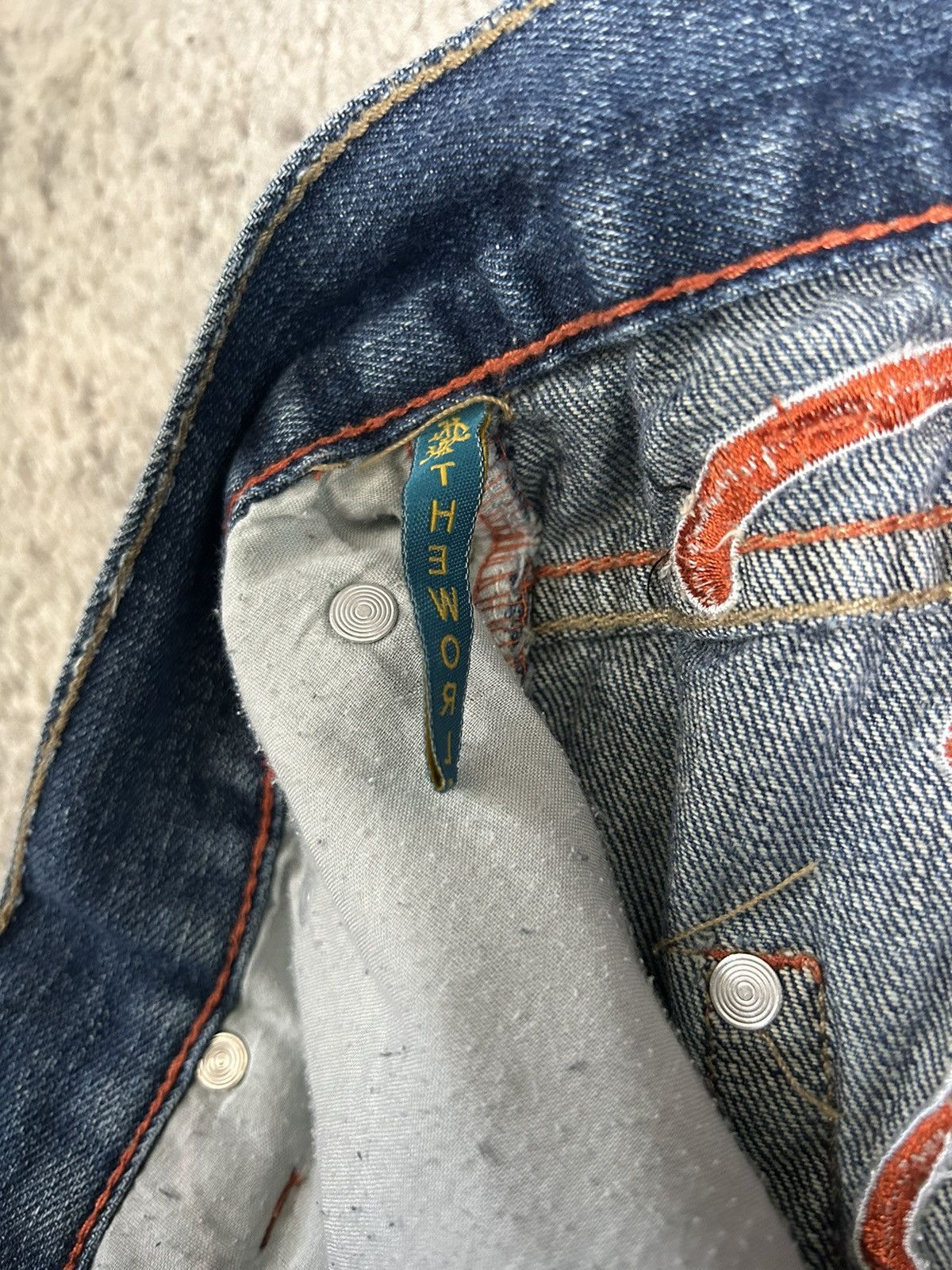 Christian Audigier 2000s Christian Audigier Embroidered Jeans Size US 34 / EU 50 - 5 Thumbnail