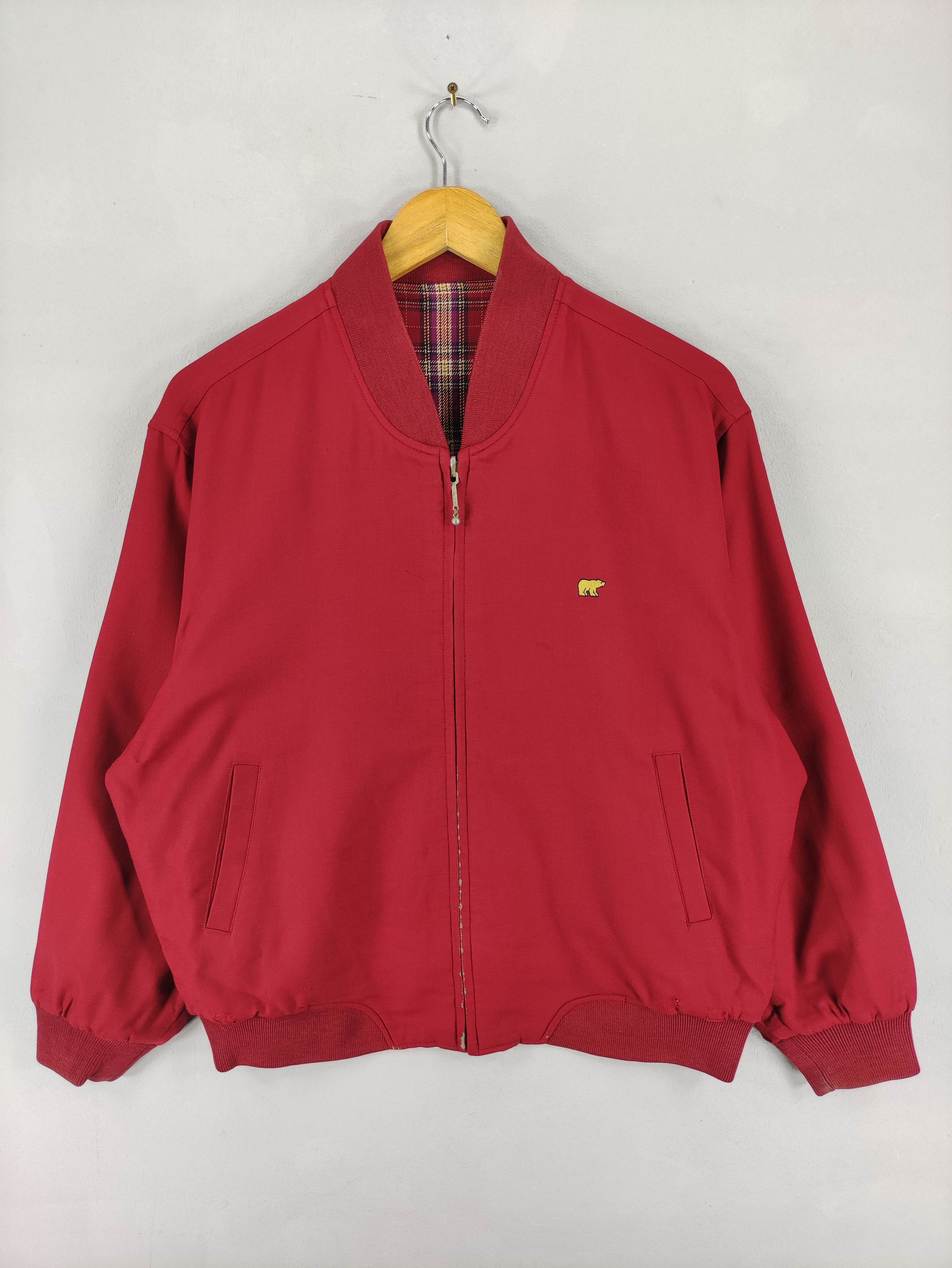 Japanese Brand Vintage Jack Nicklaus Golf Reversible Wool Jacket Zipper Size US L / EU 52-54 / 3 - 1 Thumbnail