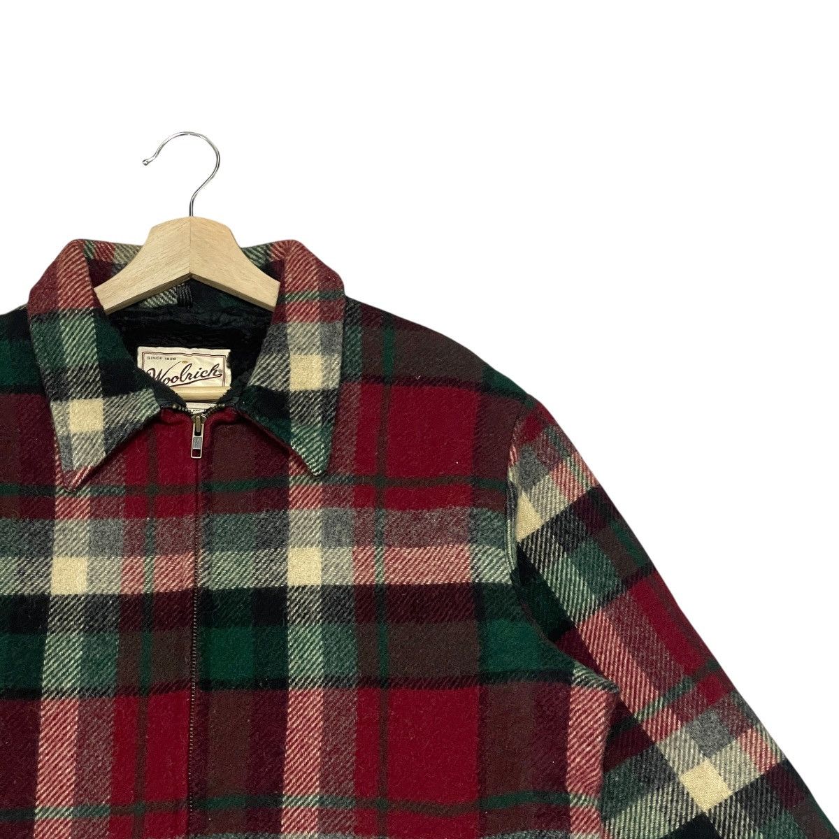 Woolrich Woolen Mills ‼️RARE‼️ Vintage Woolrich 80s Wool Plaid Zipper Hunter Jacket Size US M / EU 48-50 / 2 - 2 Thumbnail