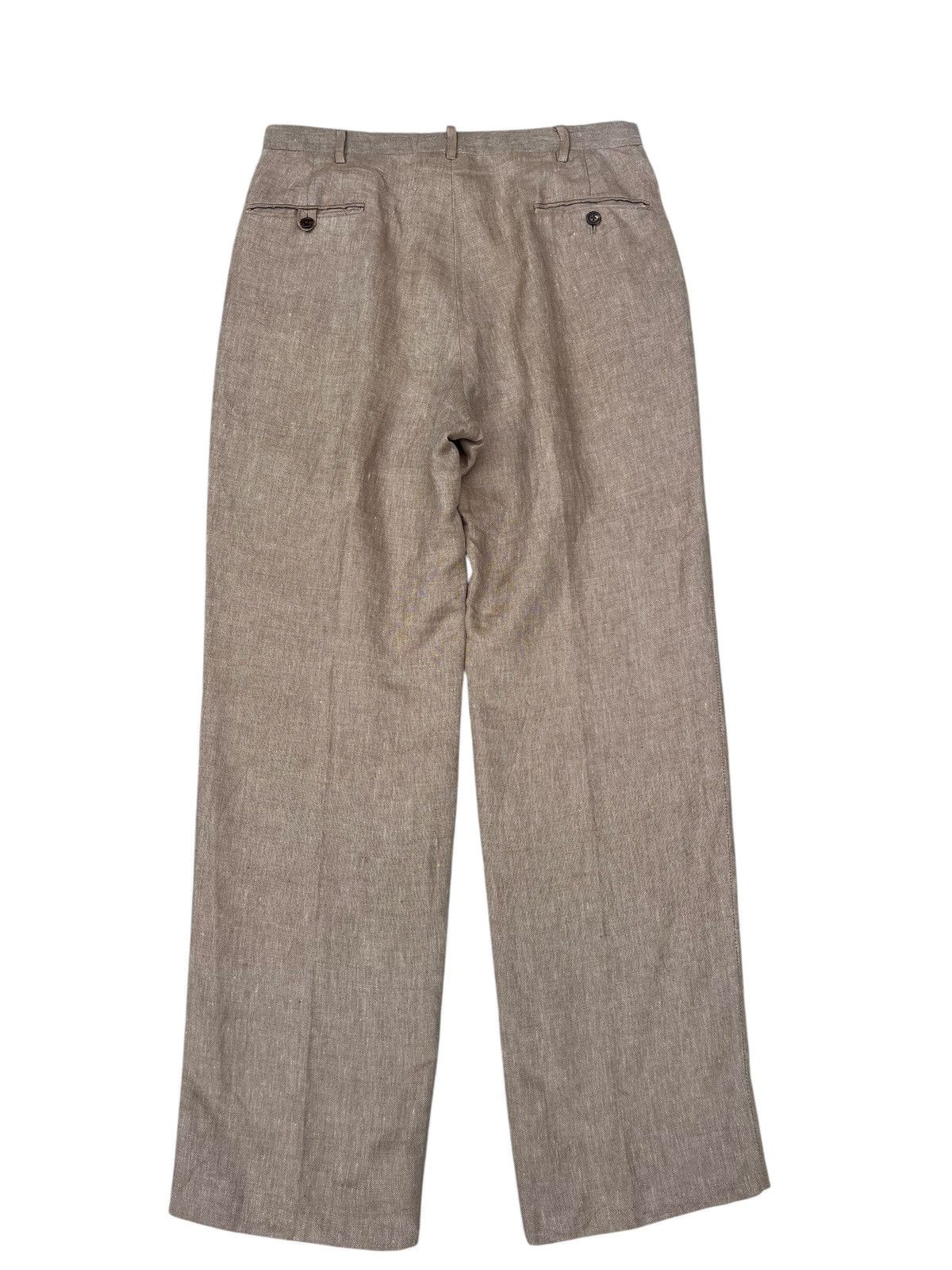 Polo Ralph Lauren Vintage 90s Polo by Ralph Lauren 100% Linen Trouser Pant Size US 33 - 12 Thumbnail