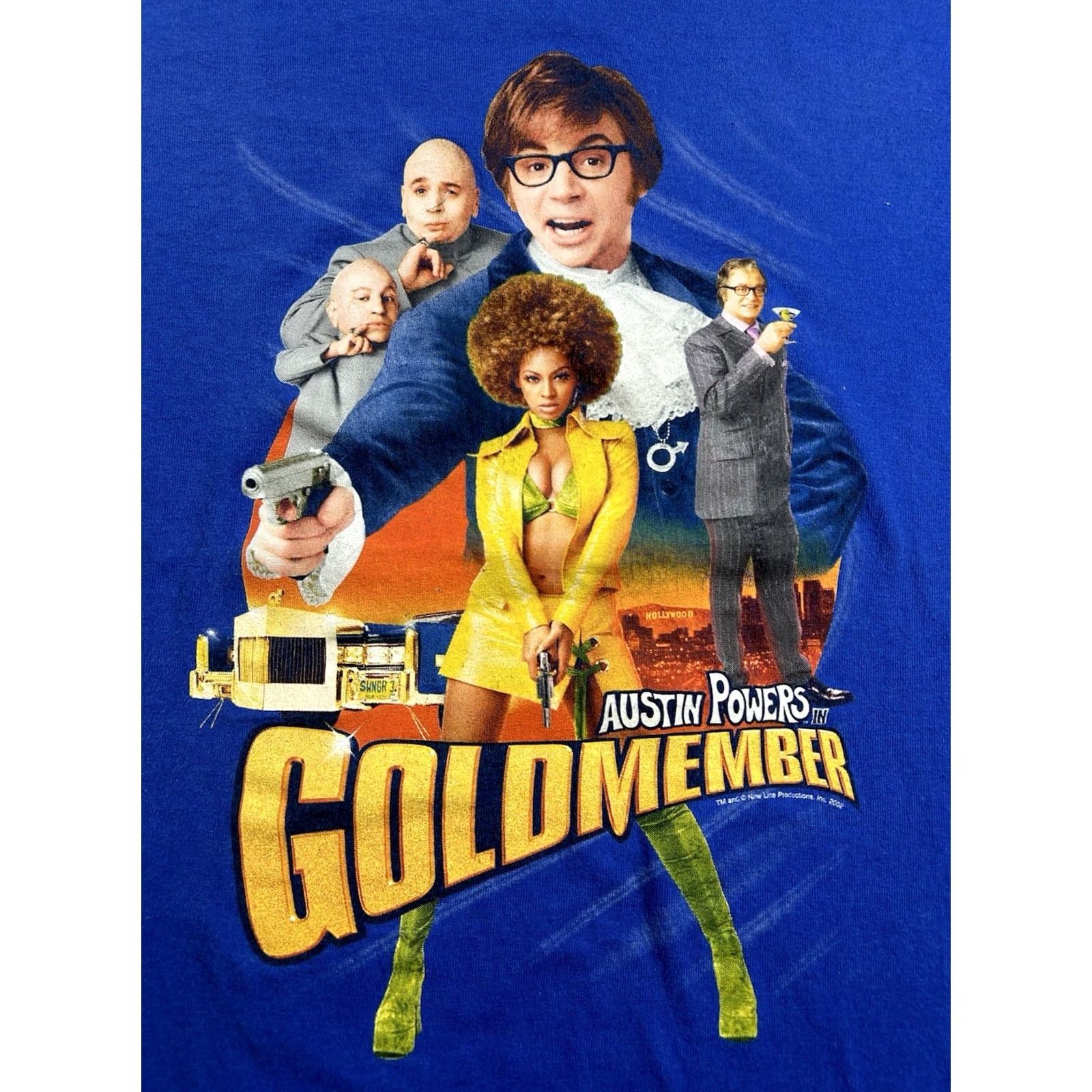 Vintage VINTAGE Austin Powers Goldmember Movie Promo T-Shirt Size Large Beyoncé 2002 Size US L / EU 52-54 / 3 - 2 Thumbnail