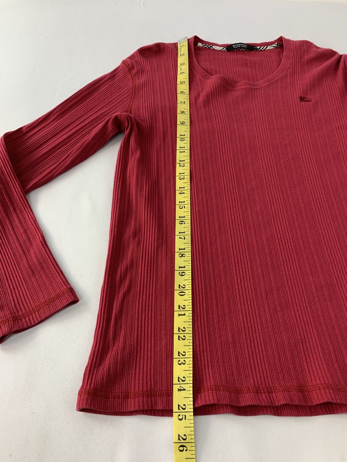 Burberry Hype Burberry Black Label Longsleeve Small Logo Tee Tshirt Size US S / EU 44-46 / 1 - 9 Thumbnail