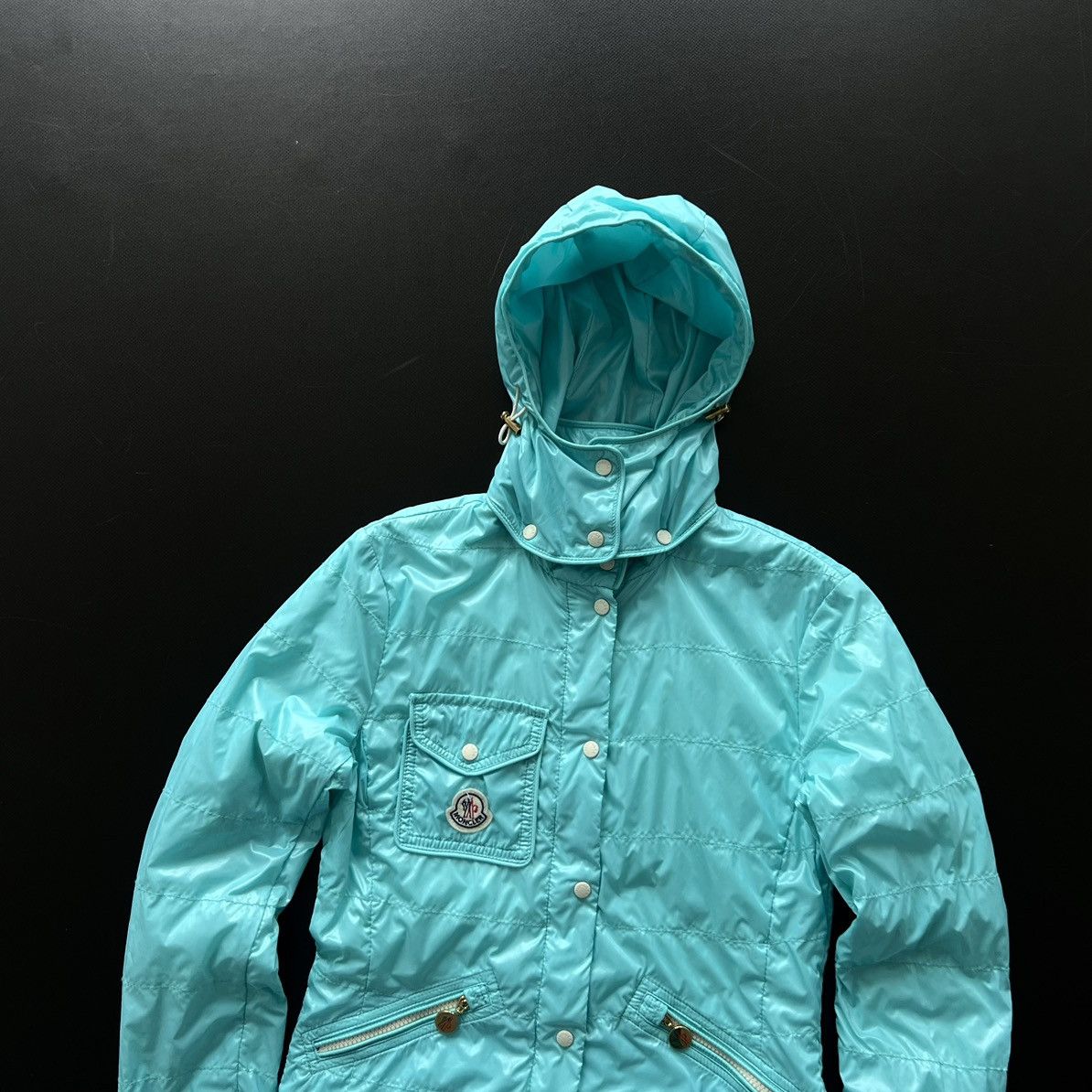Moncler Luxury Moncler Women’s Polyamide Blue Light Jacket Size XS Size XS / US 0-2 / IT 36-38 - 5 Thumbnail