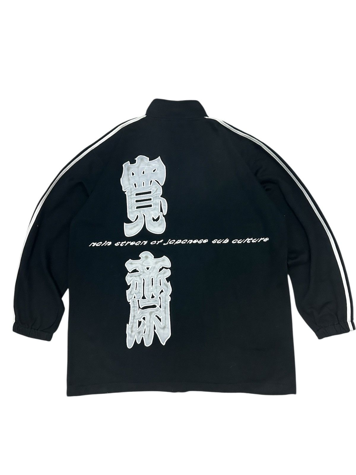 Kansai Yamamoto 🔥🔥🔥Vintage Kansai Yamamoto Big Logo Zipper Sweater Size US L / EU 52-54 / 3 - 1 Thumbnail
