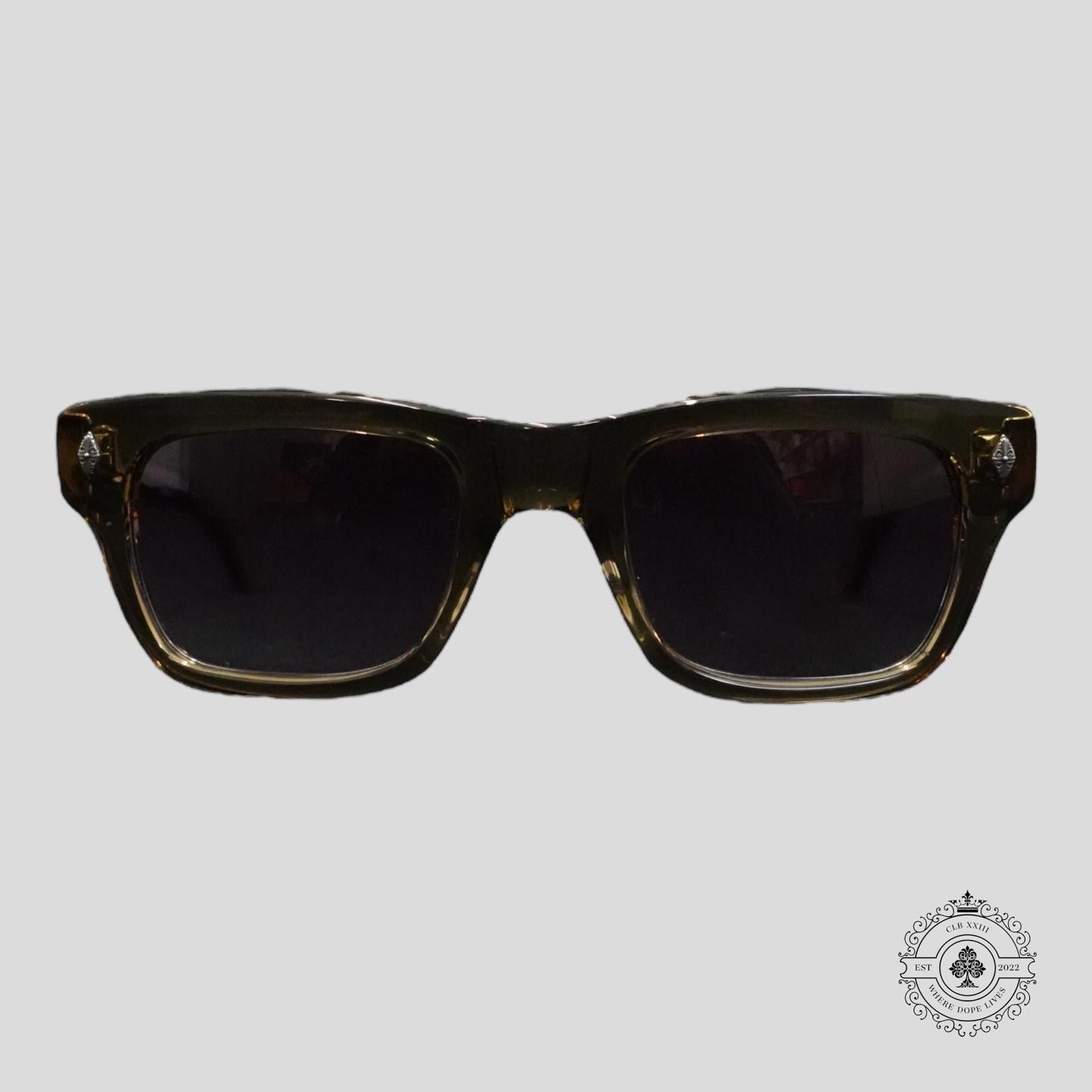 Chrome Hearts Chrome Hearts Crypdic Glasses in Grey/Silver Size ONE SIZE - 2 Thumbnail
