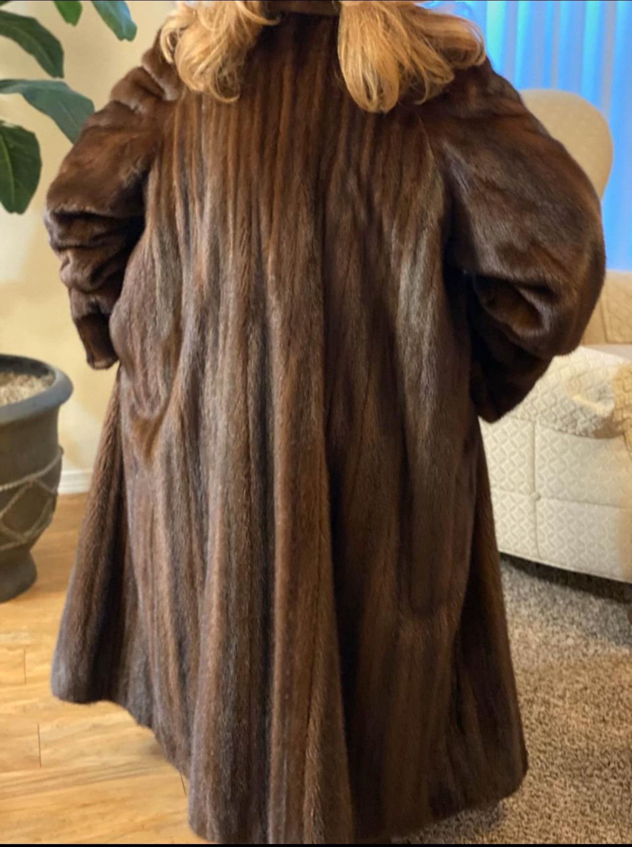 Other Mink fur coat full length Size ONE SIZE - 2 Thumbnail