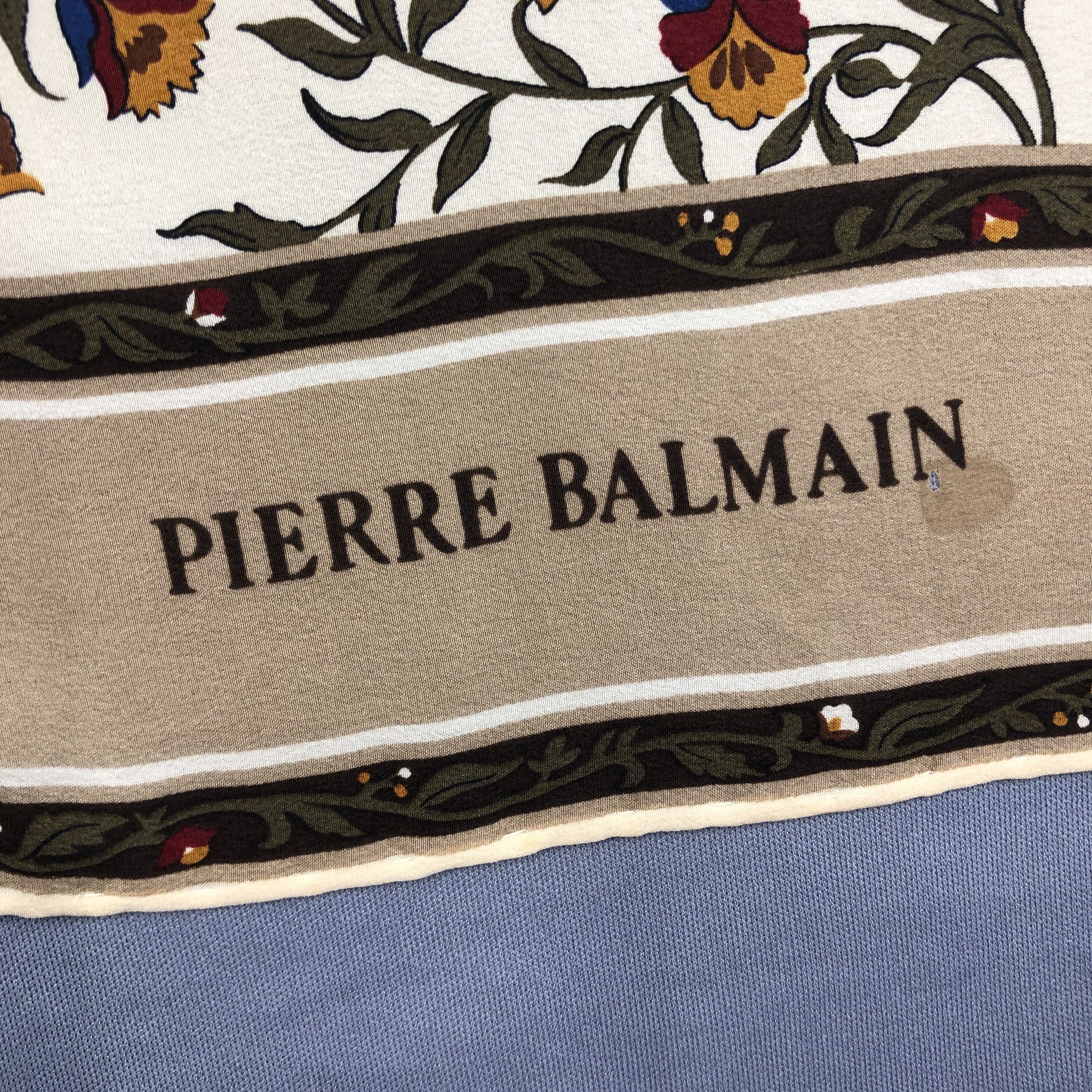 Pierre Balmain Vintage Pierre Balmain SILK Scarf Twill Stole Wraps Scarves Size ONE SIZE - 15 Thumbnail