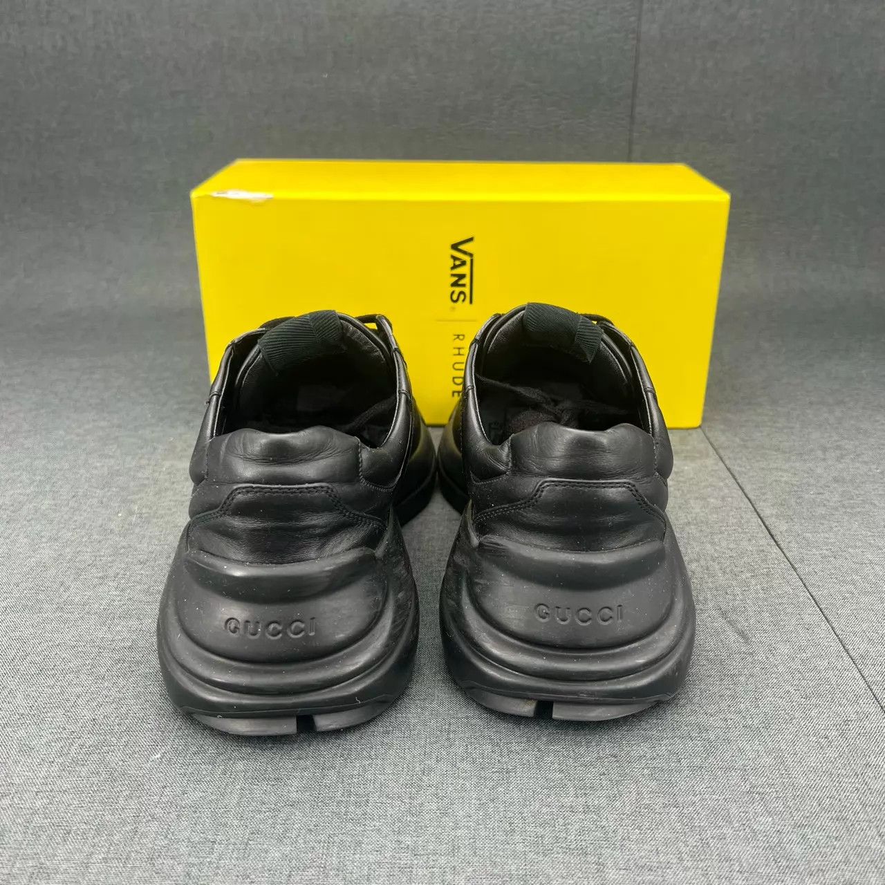 Gucci GUCCI Rhyton Black White Bat 6.5 New Size US 6.5 / IT 36.5 - 5 Thumbnail
