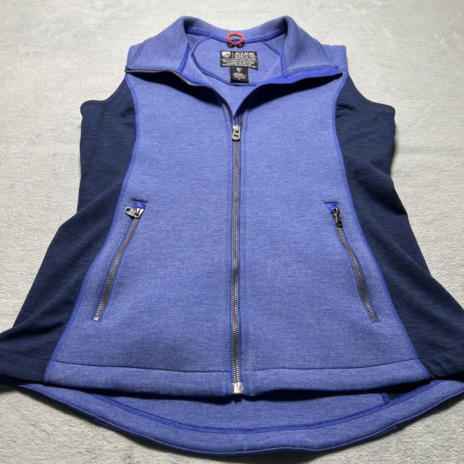 Kuhl Kuhl Projekt Fleece Vest Womens Medium Blue Retro Striped Size M / US 6-8 / IT 42-44 - 2 Thumbnail