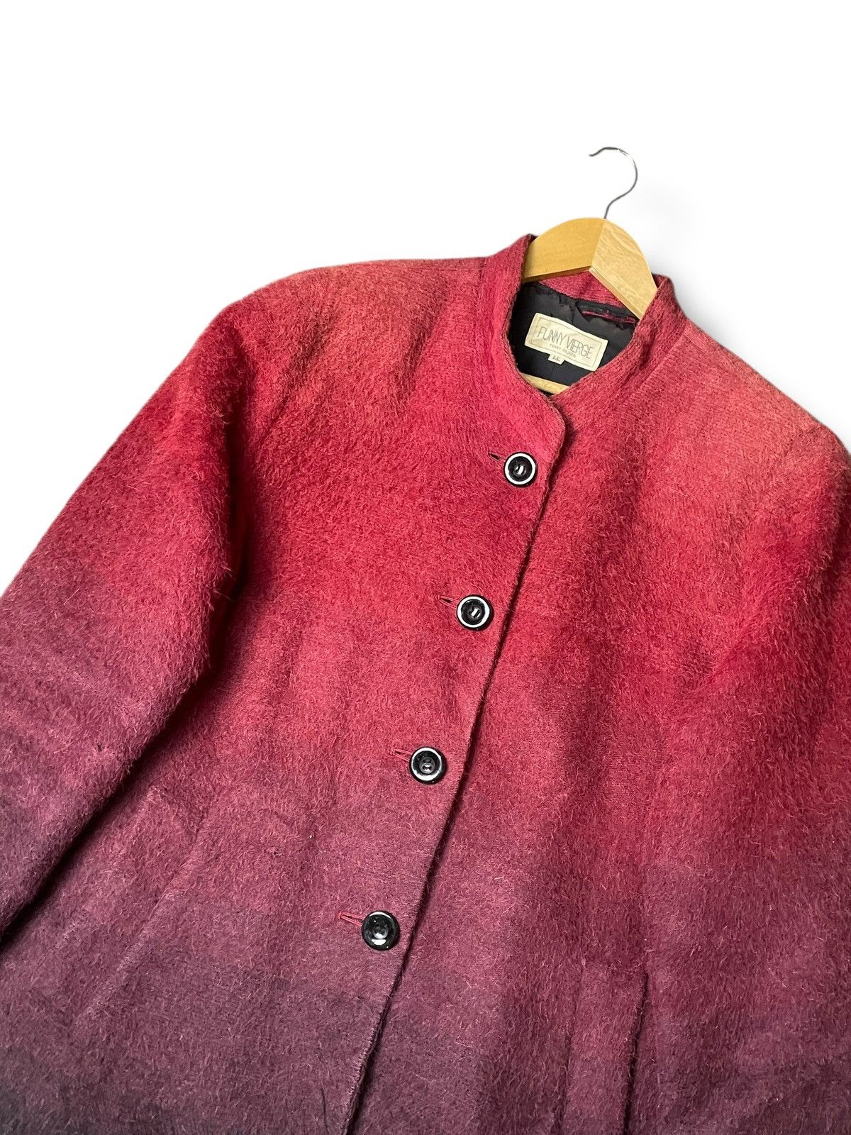 Japanese Brand × Other × Vintage FUNNY VIERGE Brand Ombre Wool Jacket (131) Size US L / EU 52-54 / 3 - 2 Thumbnail