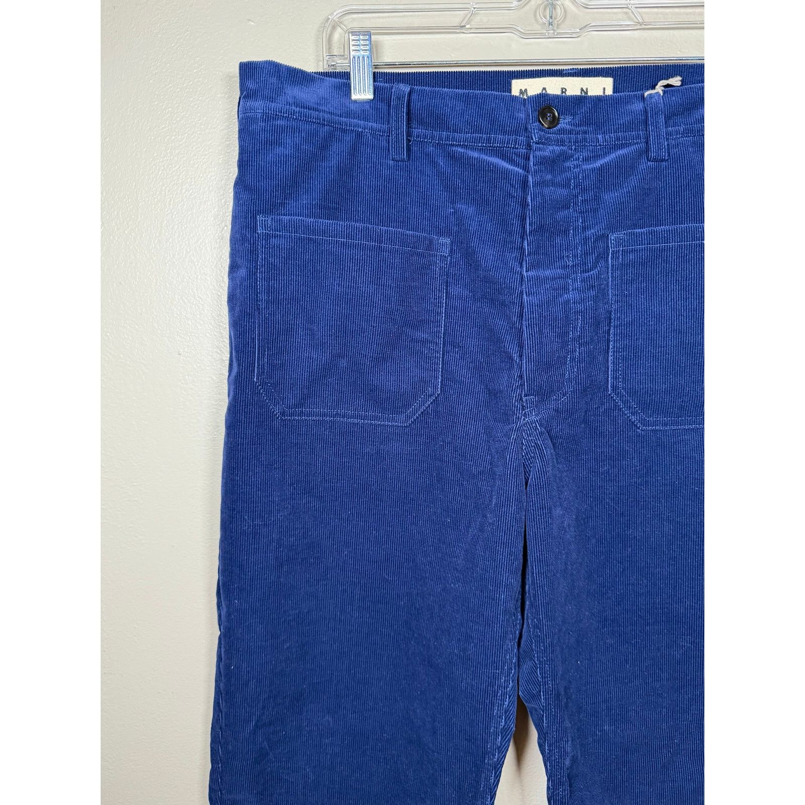 Marni NWT Marni Navy Corduroy Trousers size 54IT/38 US $750 Size US 38 / EU 54 - 11 Thumbnail