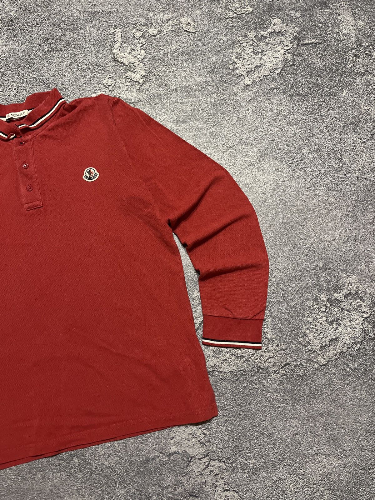 Moncler Moncler Magila Polo Manica 90S Lunga Longsleeve T Shirt Tee Size US XS / EU 42 / 0 - 2 Thumbnail