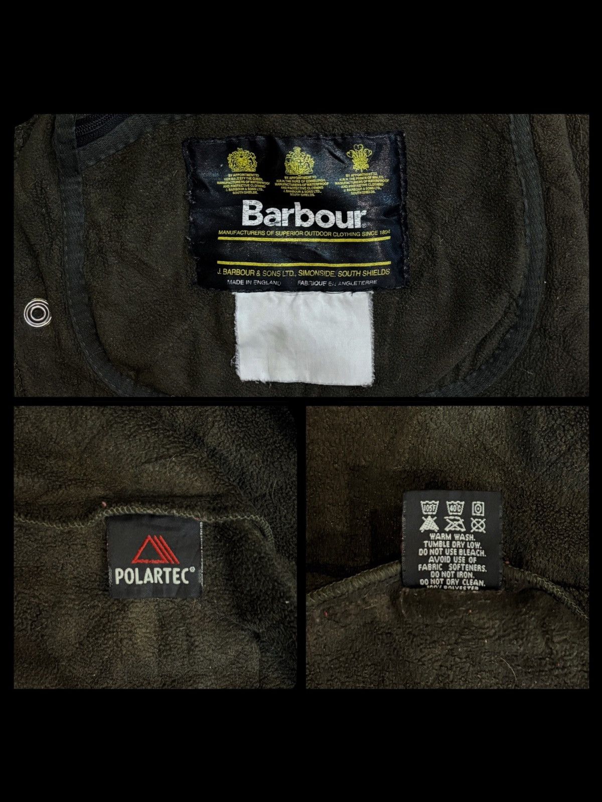 Barbour Barbour® Polar Quilt Olive Green Jacket. Made in England. Size US M / EU 48-50 / 2 - 8 Thumbnail