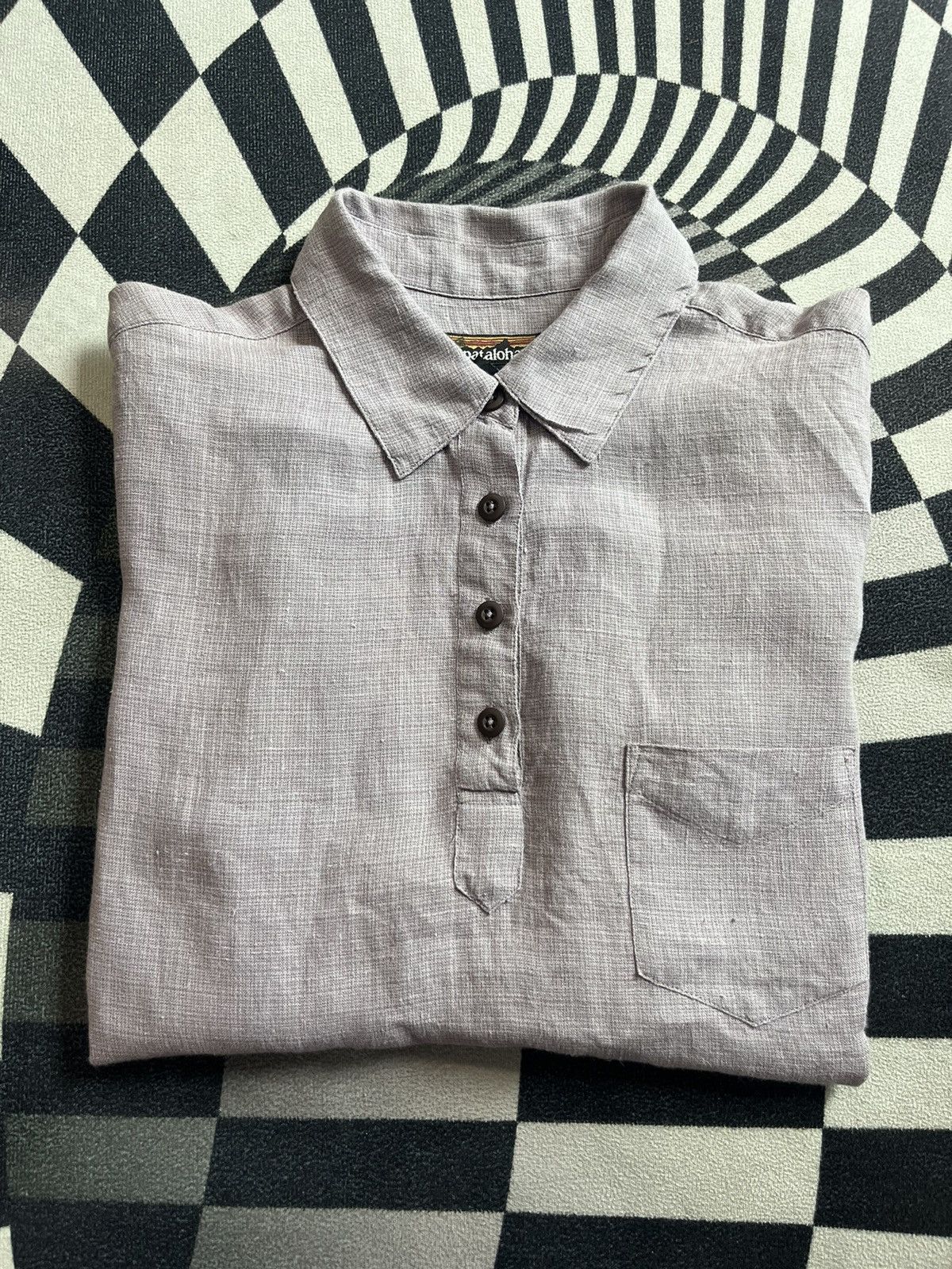 Vintage Vintage Pataloha 100% HEMP Half bottom Shirt Size S / US 4 / IT 40 - 1 Thumbnail