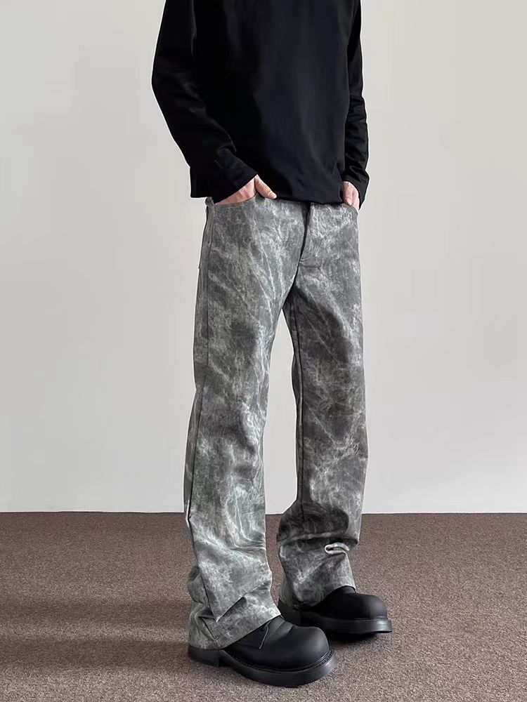 Jean Leaf Camouflage Relaxed-Fit Casual Pants Size US 30 / EU 46 - 3 Thumbnail