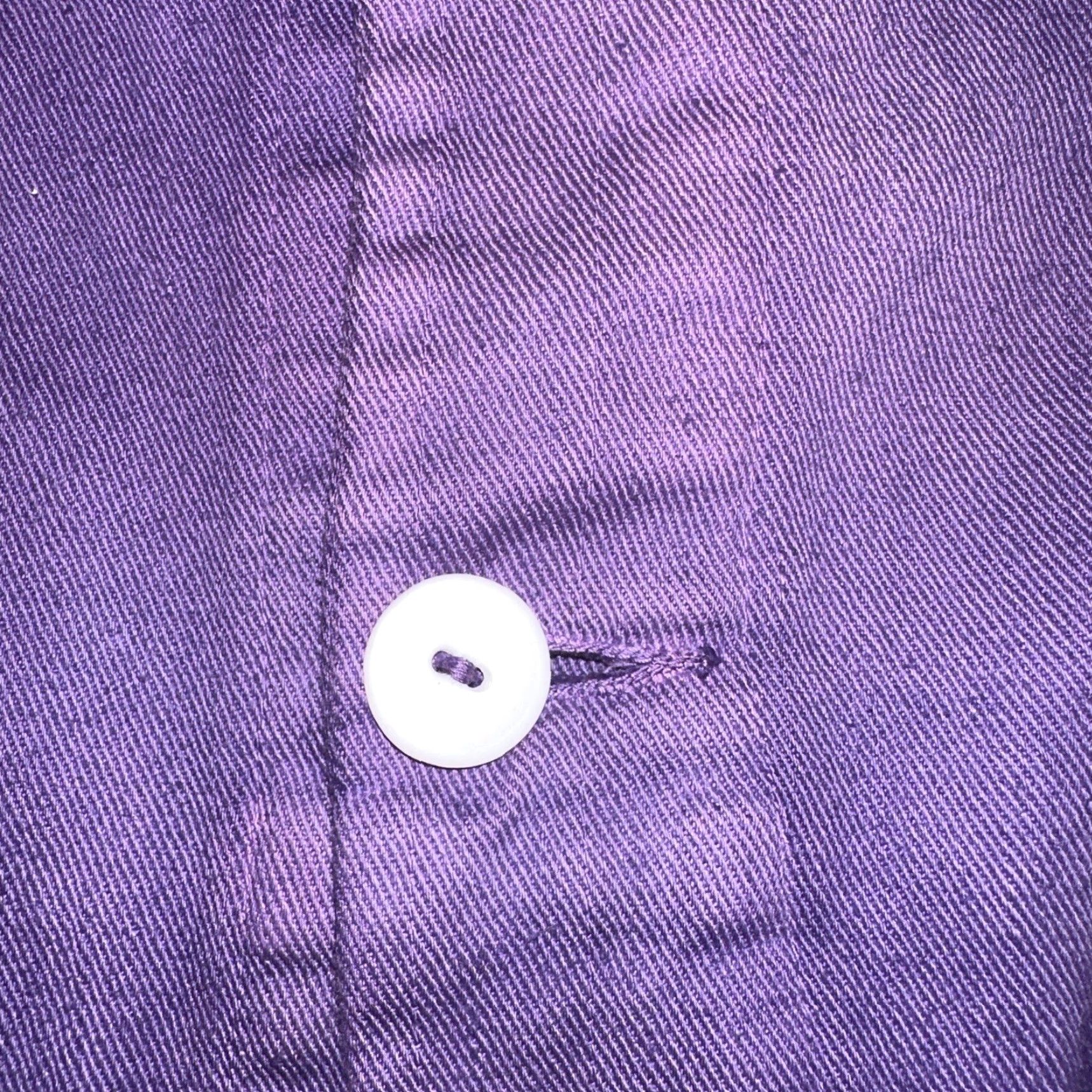 Vintage VINTAGE 1950s Rockabilly Purple Overcoat Jacket Work Chore Coat Adult Large Size US L / EU 52-54 / 3 - 3 Thumbnail