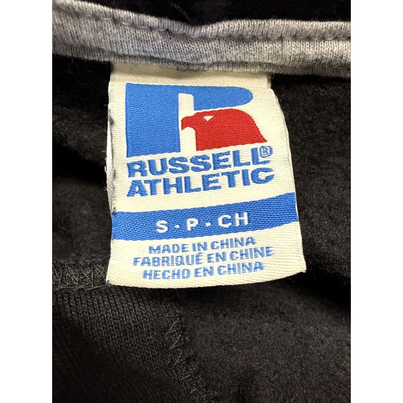 Russell Athletic VINTAGE Russell Athletic Hoodie Pullover Black Fleece Hooded Pockets Logo Drawstring Men’s Small- NEW WITH TAGS Size US S / EU 44-46 / 1 - 6 Thumbnail