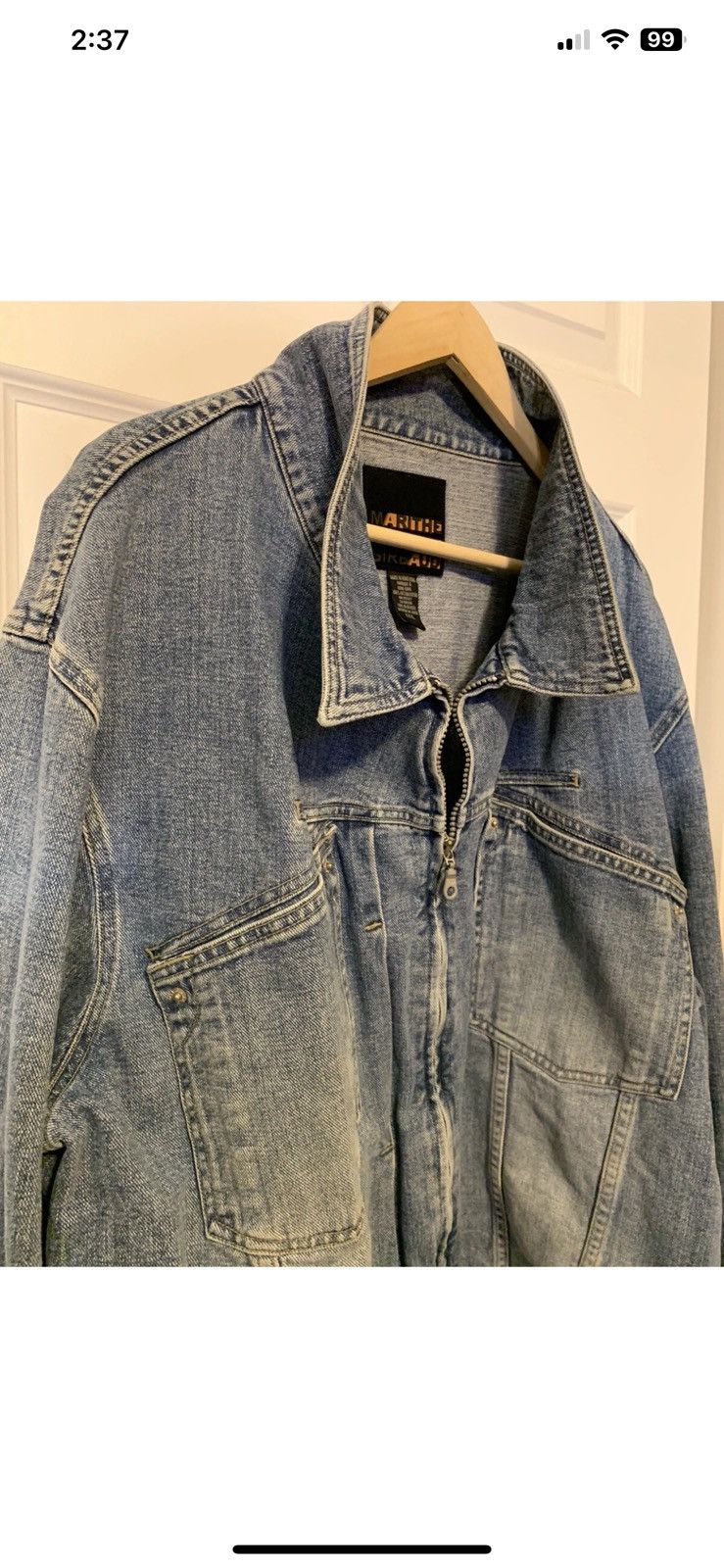 Marithe + Francois Girbaud Vintage Marithe Francois Girbaud mens sz XXXL denim jacket Size US XXL / EU 58 / 5 - 6 Thumbnail