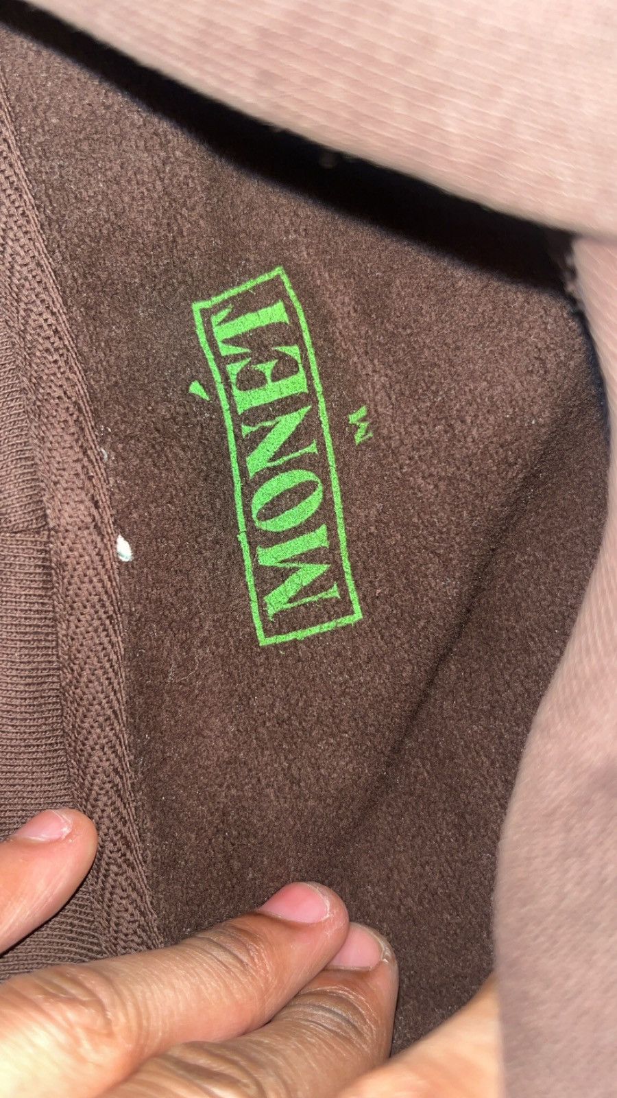 Designer Brown and green Victoria Monet Merch hoodie Sz M heavyweight Size US M / EU 48-50 / 2 - 5 Thumbnail